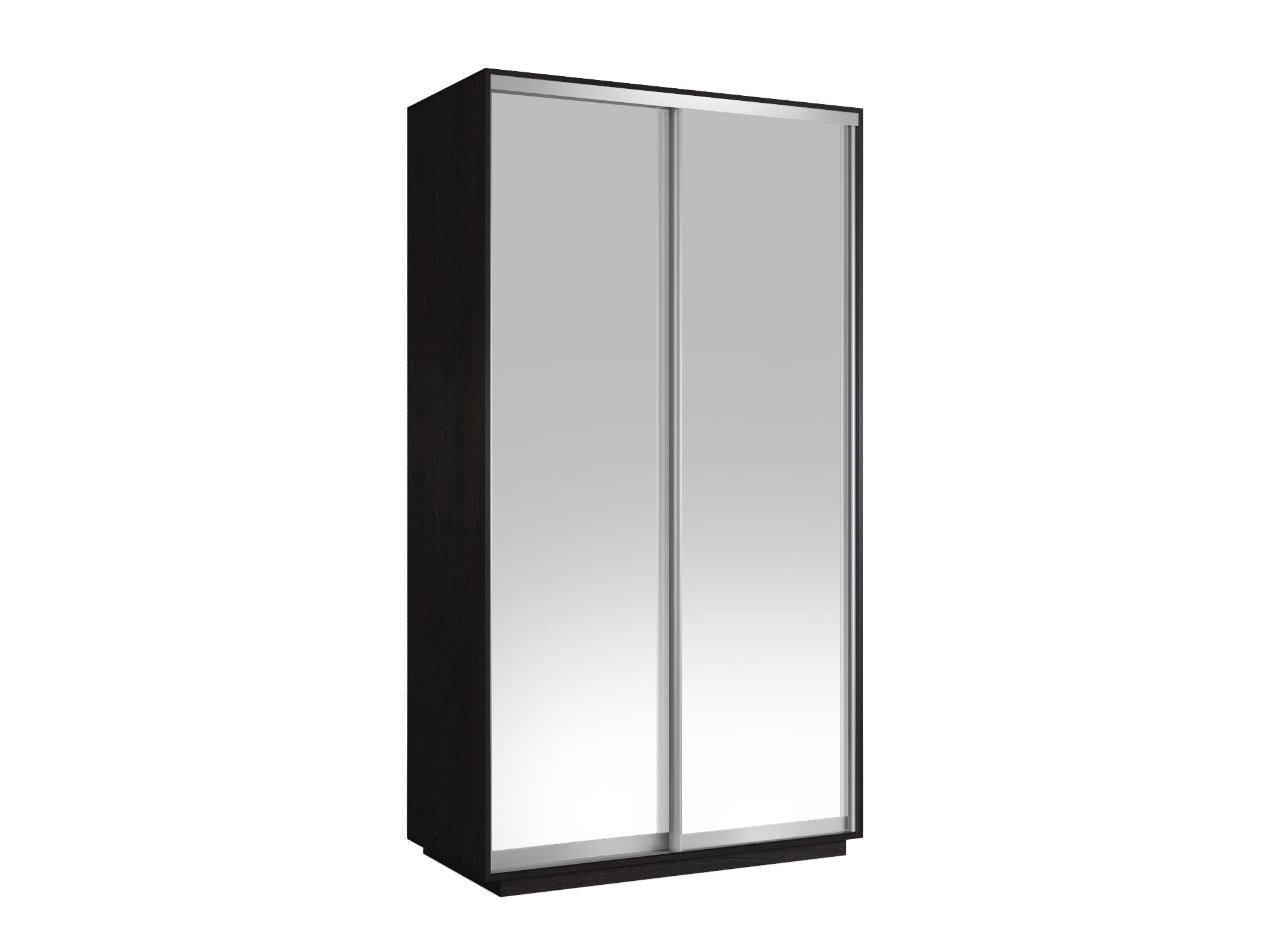 Изображение товара Двухдверный шкаф-купе с зеркалами Экспресс Хит 120х60х220 венге