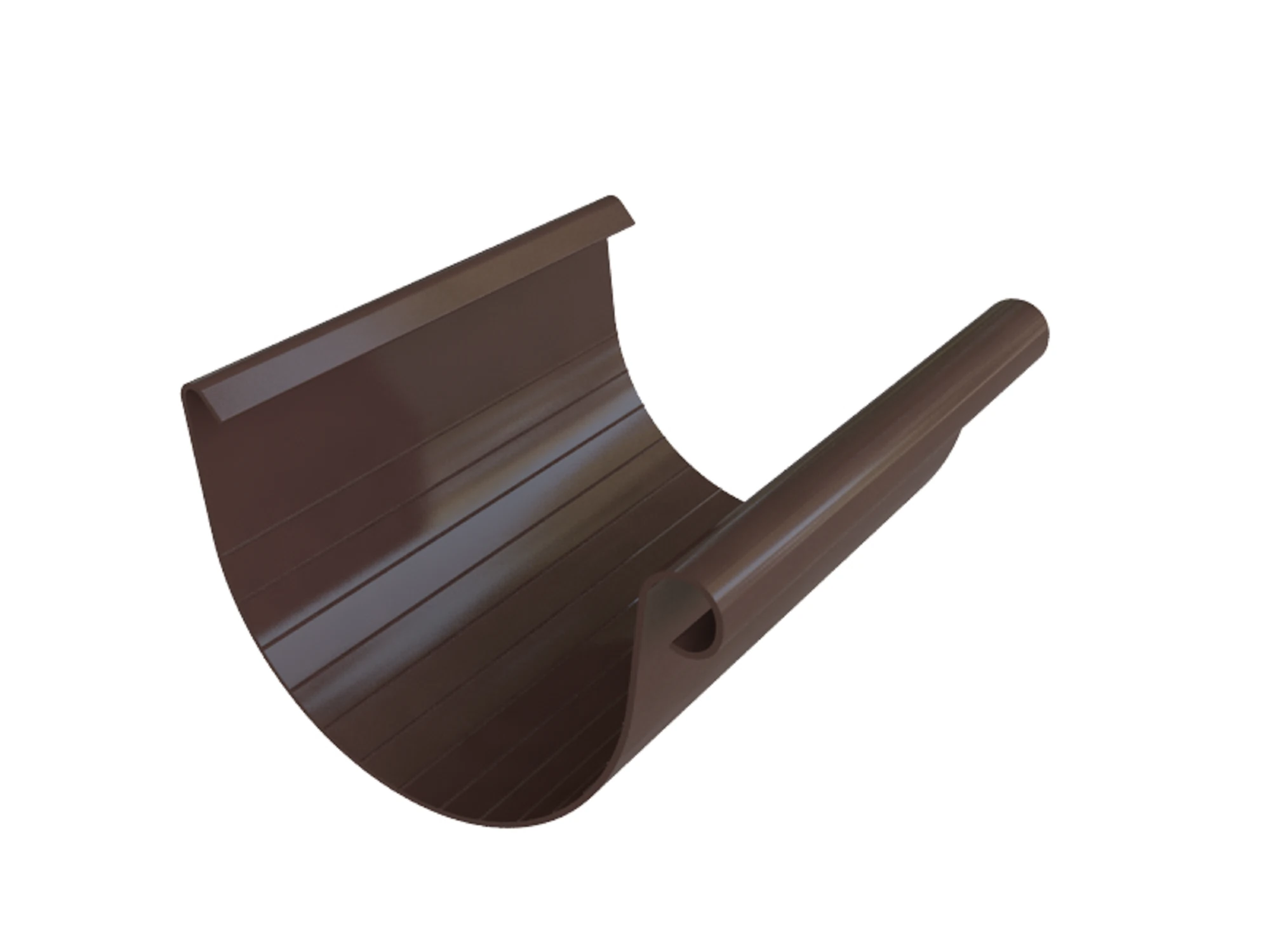 Изображение товара Желоб ПВХ  Альта Профиль  ЭЛИТ D=125мм L=3000мм Коричневый