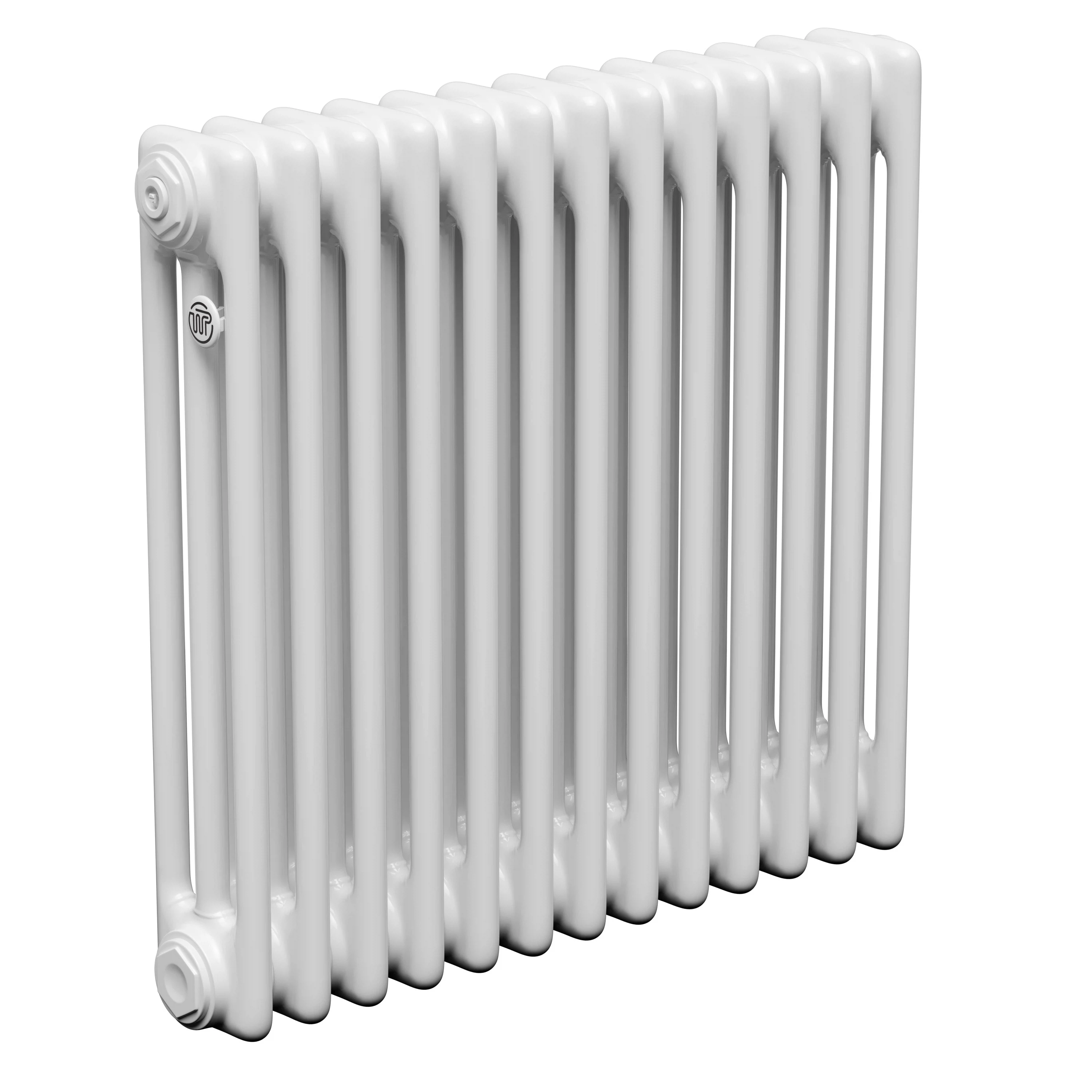 Изображение товара Трубчатый радиатор ТЕПЛОФОРТ трехтрубный 8 секций Белый глянец для дома и квартиры