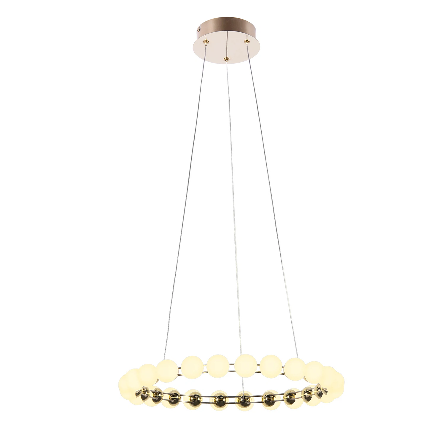 Изображение товара 4590-5P, подвесная люстра, D480xH1585, LEDx27W, 2150LM, 4000K, included