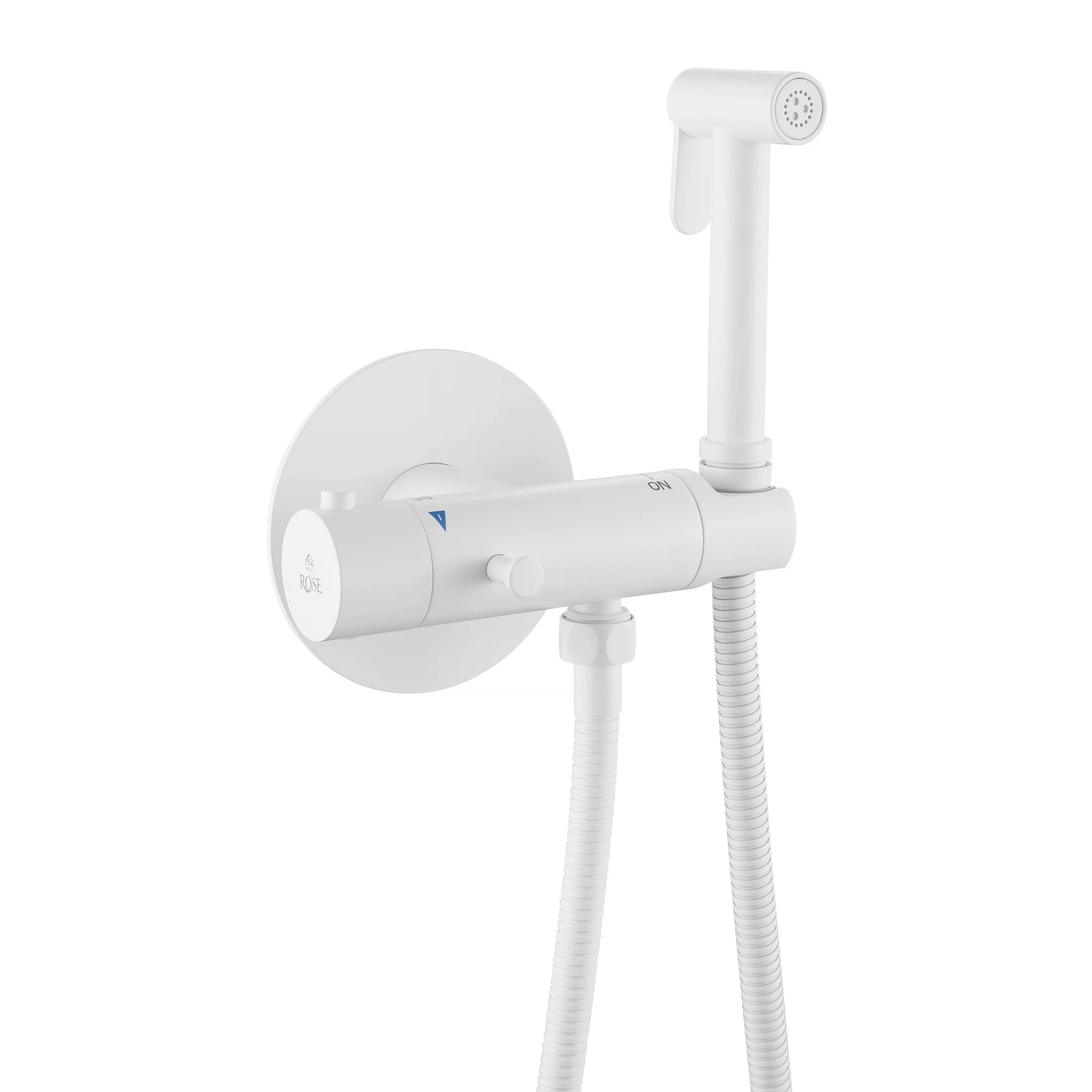 Изображение товара Гигиенический душ с термостатом Rose R915C, белый