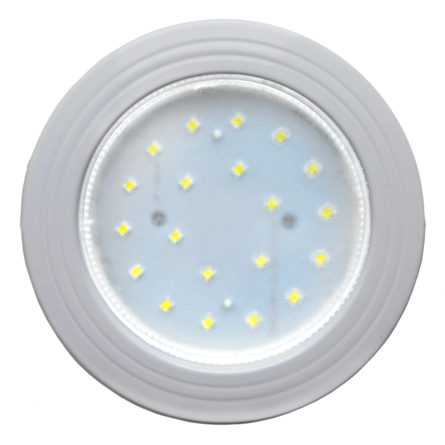 Изображение товара Светильник встраиваемый Ecola GX53 H4 9010 без рефлектора "2 круга" Белый 43x115