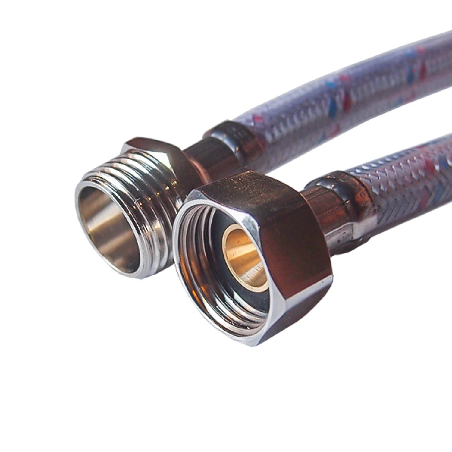 Изображение товара Подводка для воды 1/2 60 см г-ш из нержавеющей стали Overcon