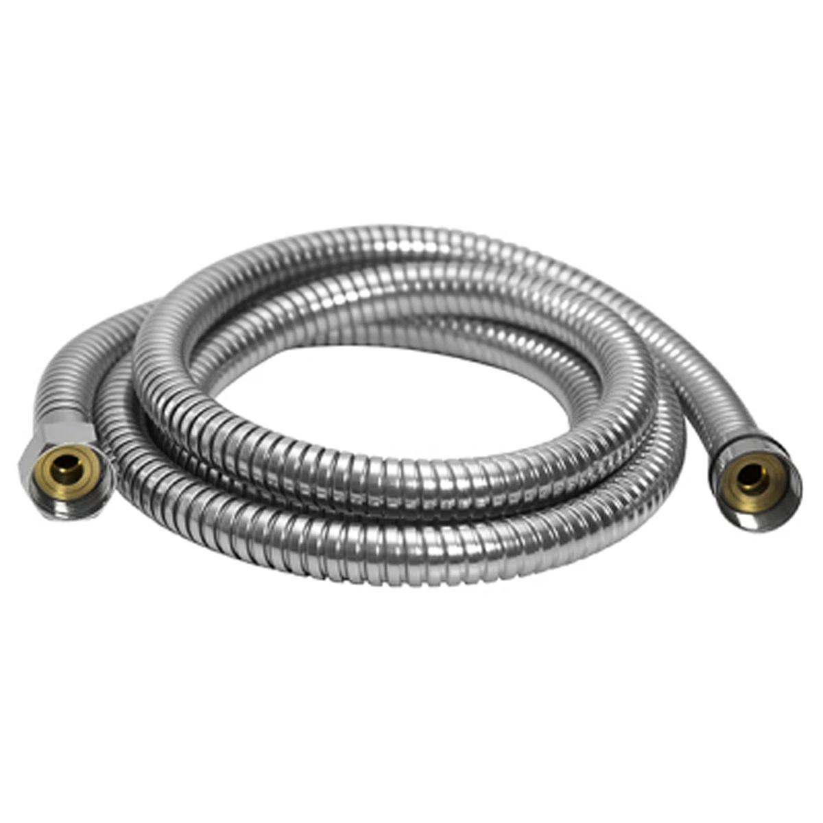 Изображение товара Шланг душевой MIXLINE ЛЮКС 175 см хромированный из нержавеющей стали