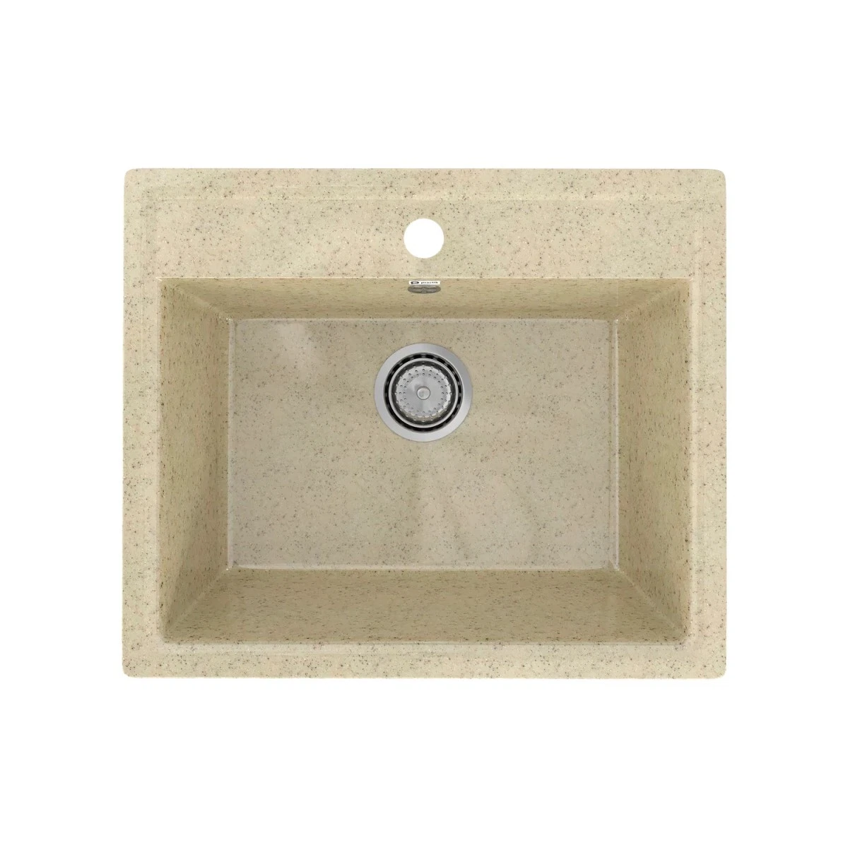 Изображение товара Кухонная мойка Practik PR-M-565-002 (без сифона), слоновая кость, искусственный камень