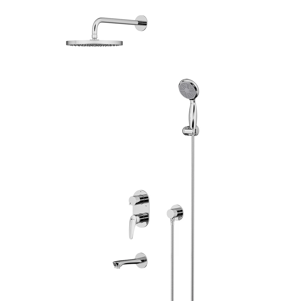 Изображение товара Смеситель Lemark Linara LM0422C для ванны и душа, встраиваемый