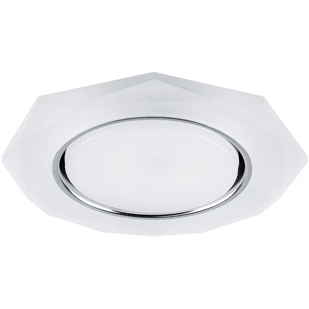 Изображение товара Светильник встраиваемый с белой LED подсветкой Feron CD5021 потолочный GX53 без лампы, белый матовый