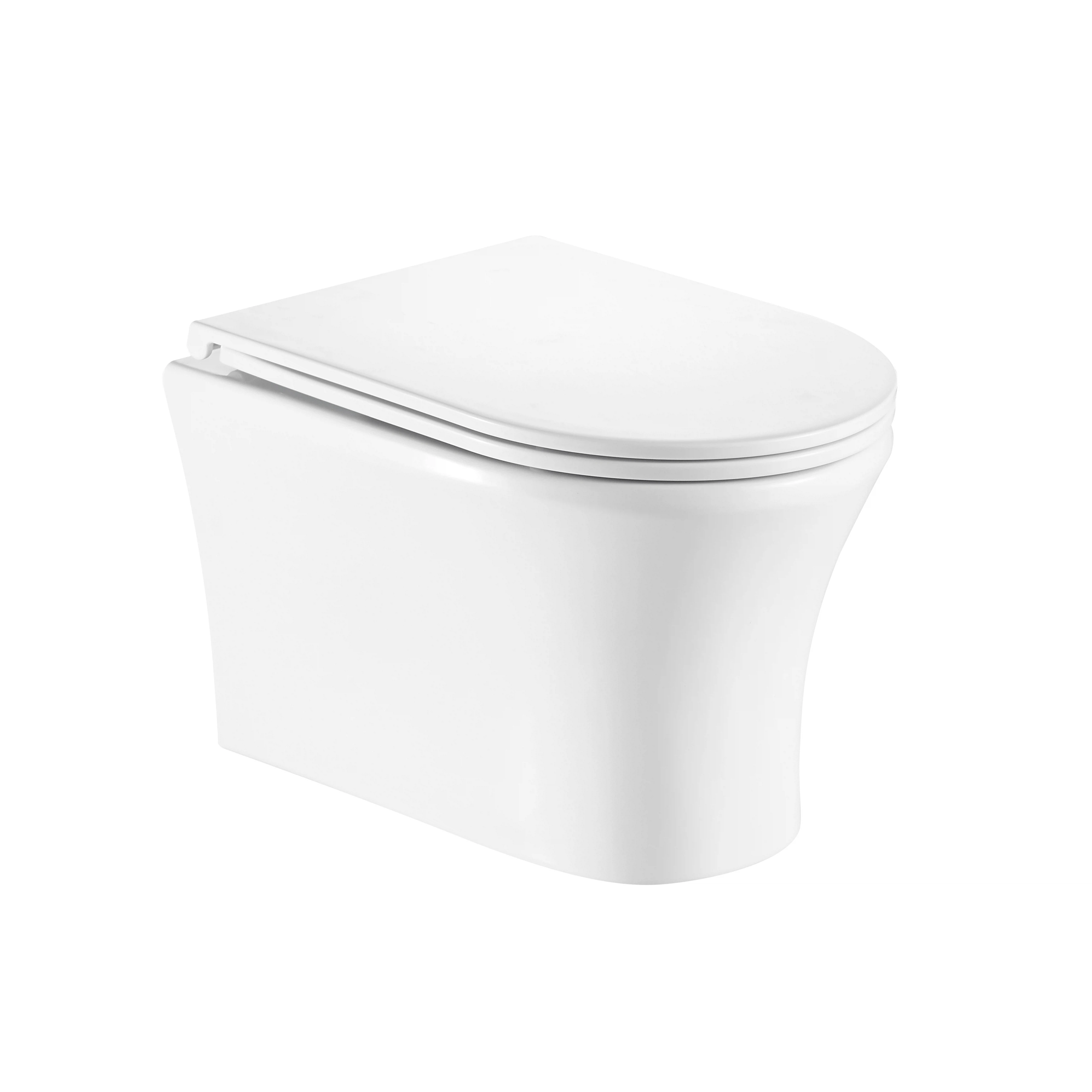 Изображение товара Унитаз подвесной K501 безободковый, сиденье тонкое ДП, крепления