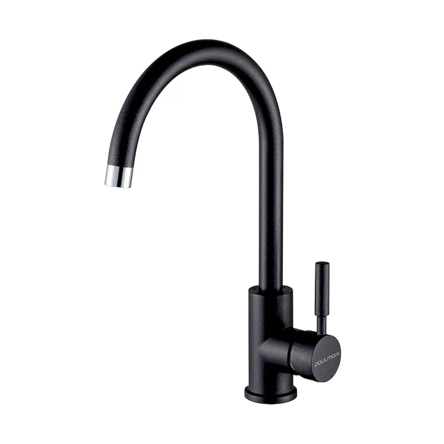 Изображение товара Смеситель для кухни Holstein, черный металлик, Ho212063-418, Paulmark