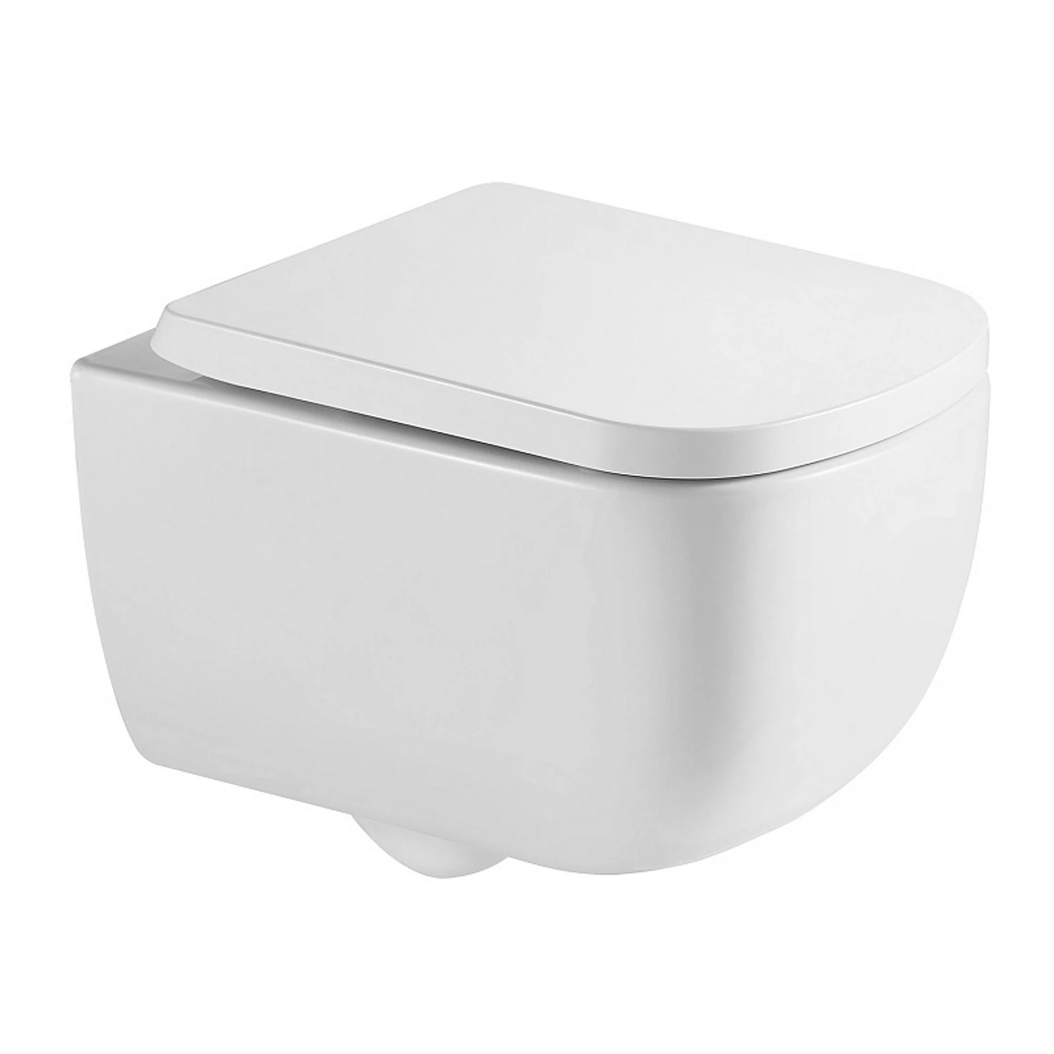 Изображение товара Унитаз подвесной безободковый Azario Campo AZ-1883WH с микролифтом