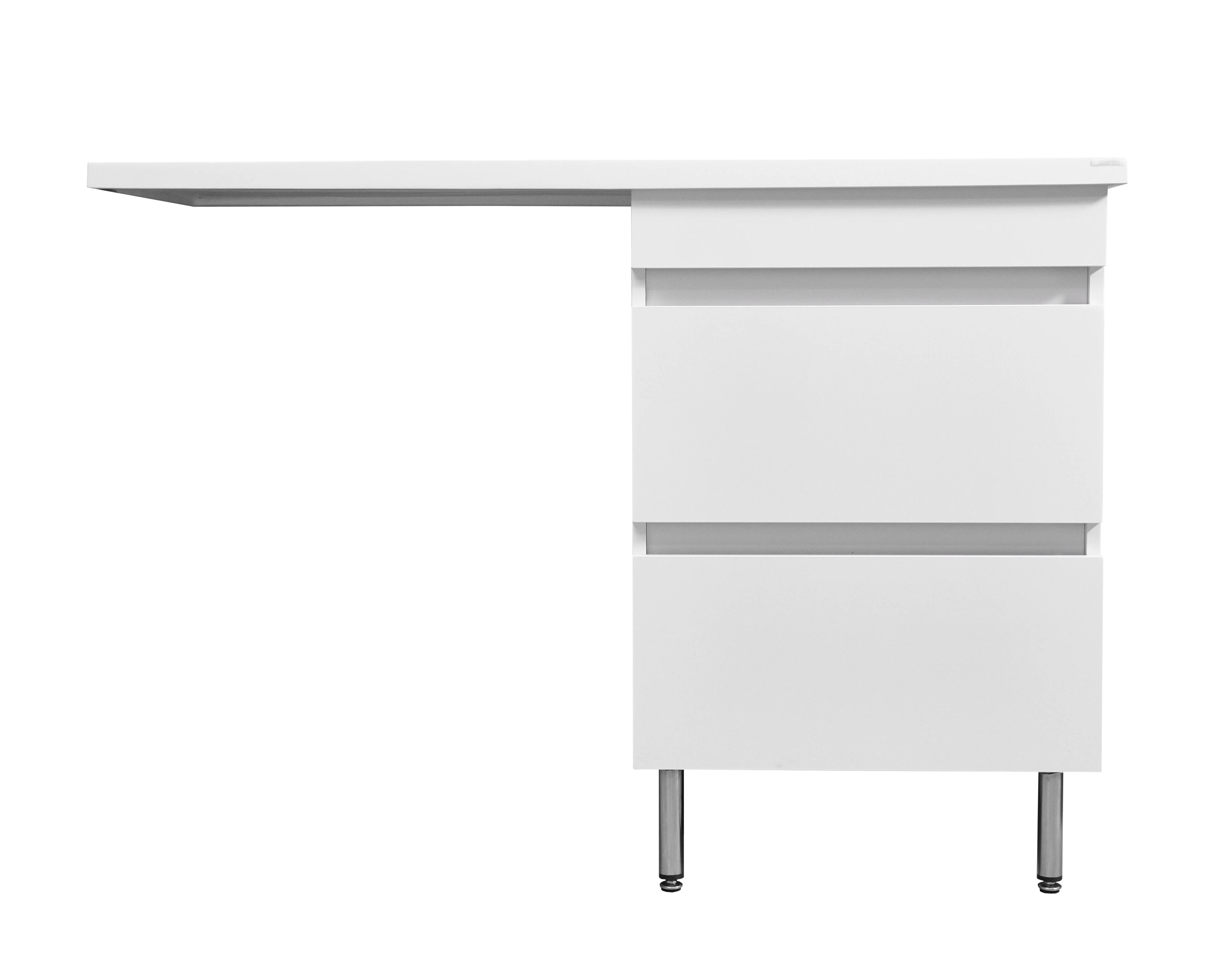 Изображение товара Тумба под раковину Мадлен 120, влагостойкая из ЛДСП, белая, 850 мм