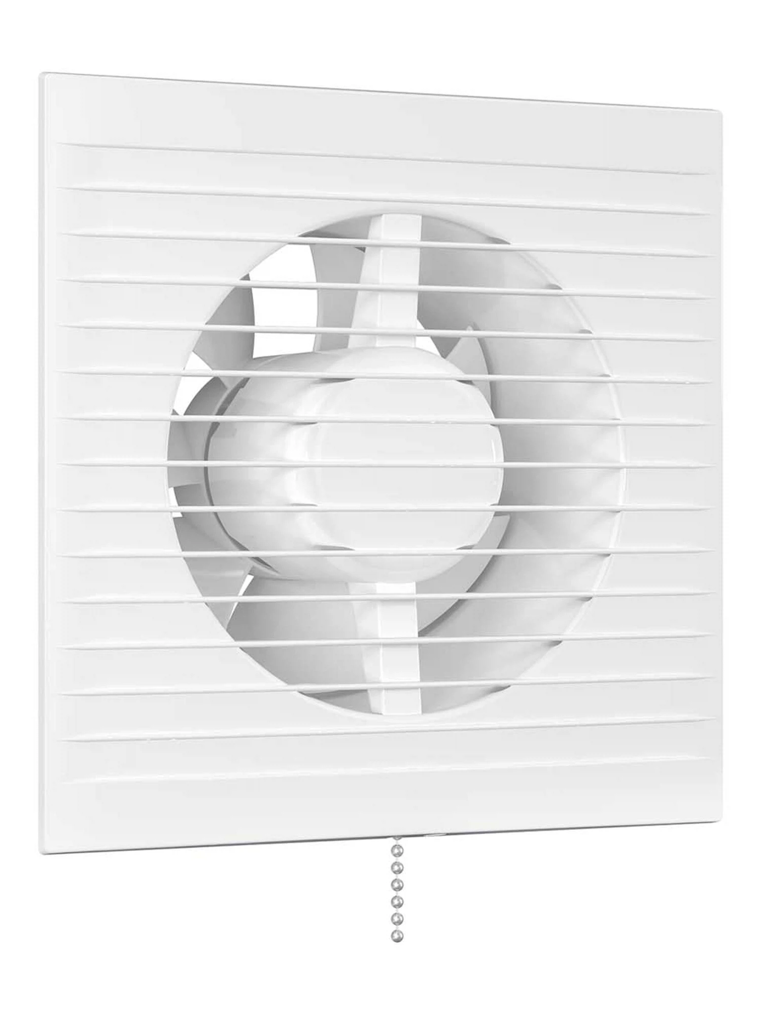 Изображение товара Вентилятор вытяжной осевой накладной AURAMAX A 6-02 150 мм белый с тяговым выключателем