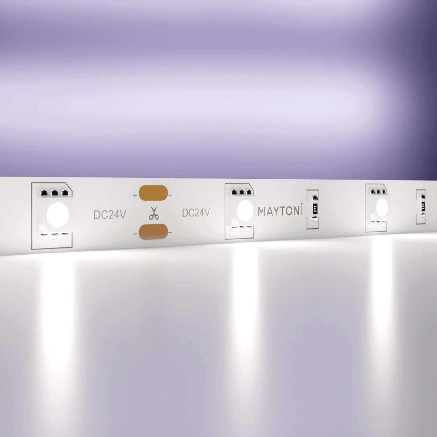 Изображение товара Светодиодная лента Maytoni Led Strip 24В 5050 7,2Вт/м 6000K 5м IP20