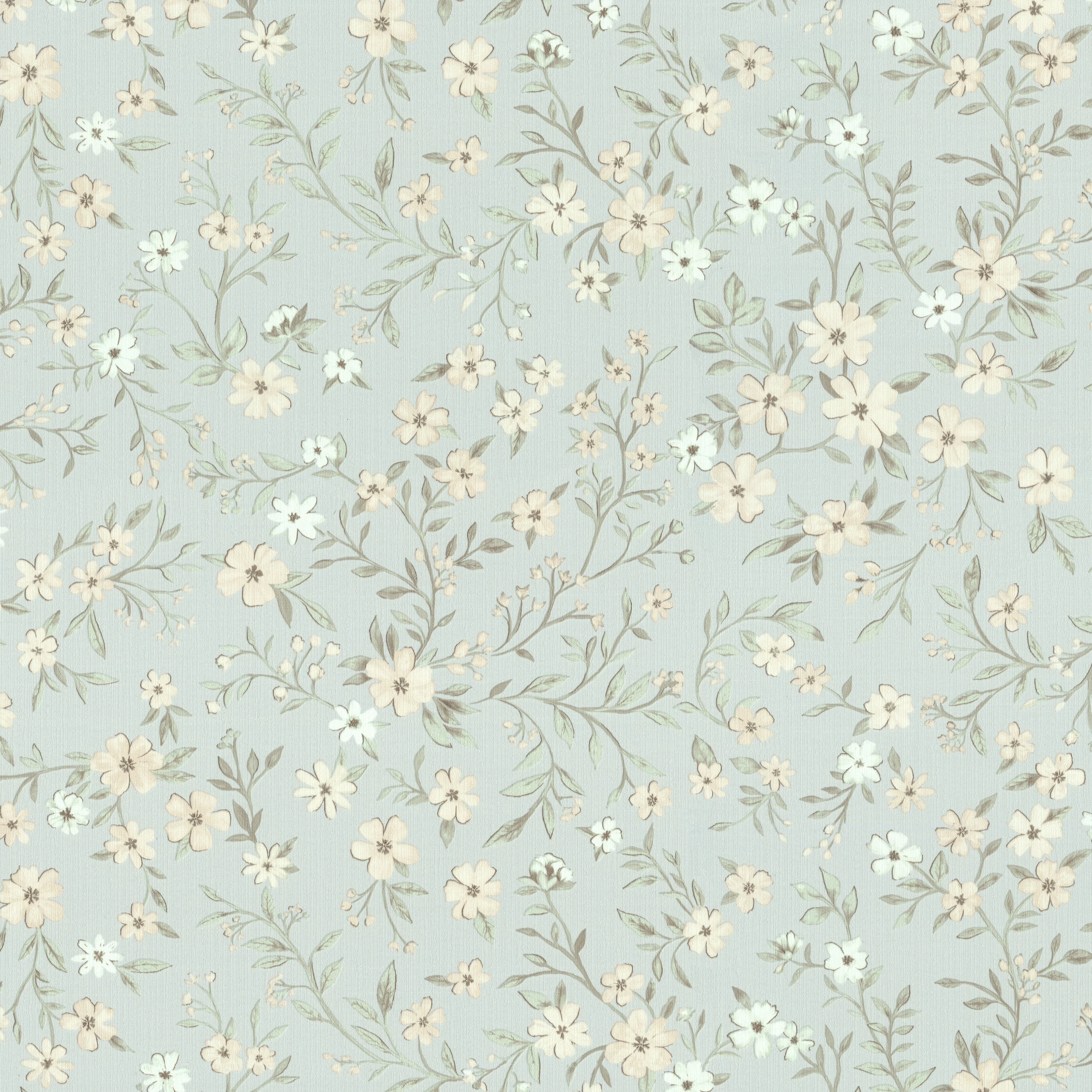 Изображение товара Обои флизелиновые Flora Monte Solaro серые с флористическим узором Изображение товара Обои флизелиновые Flora Monte Solaro серые с флористическим узором