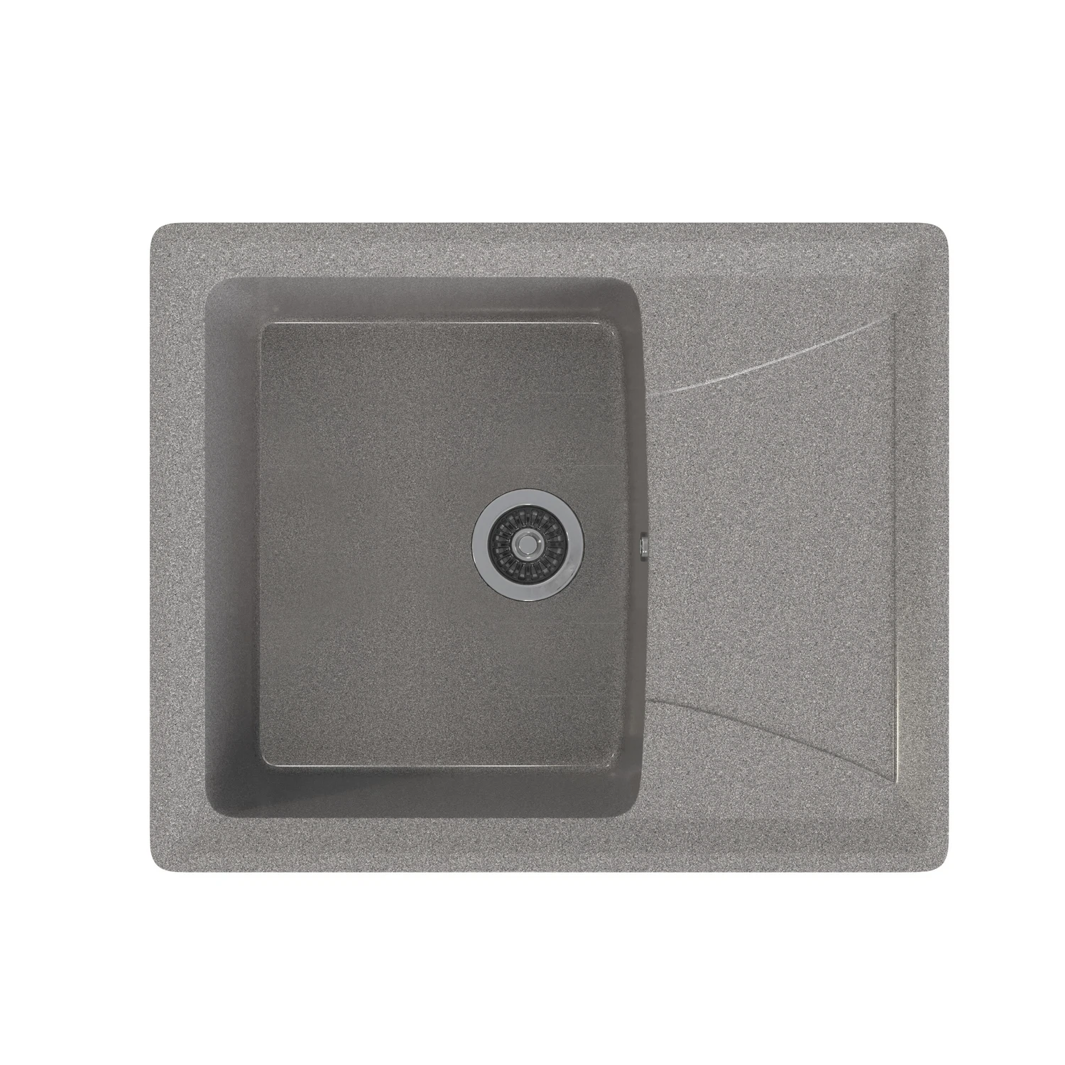 Изображение товара Мойка ML-GMS03 СТАНДАРТ с крылом, темно-серый (309), 605*490*190мм