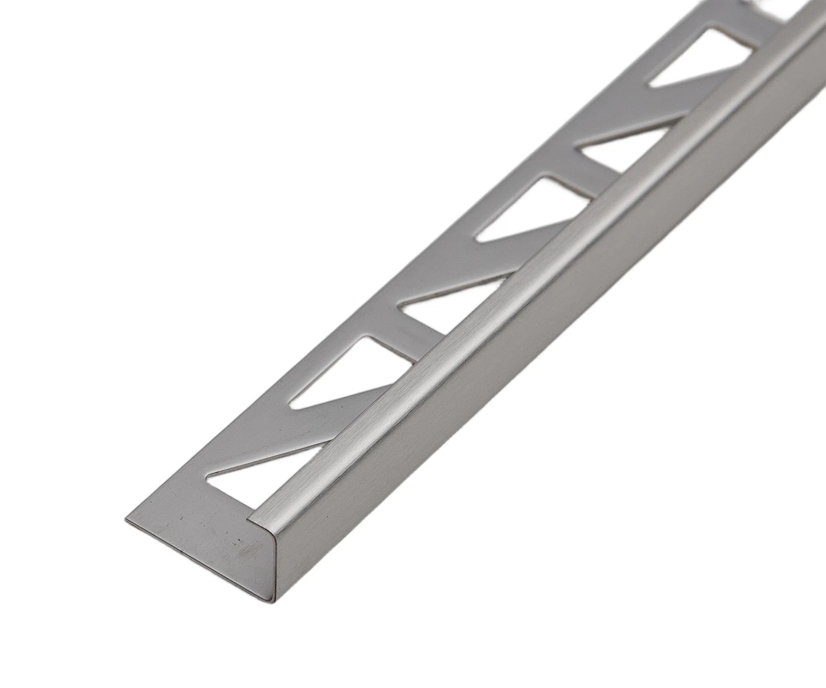 Изображение товара Профиль для кафеля внешний 12мм 2,7м нерж сталь MSK 12NS.2700.001