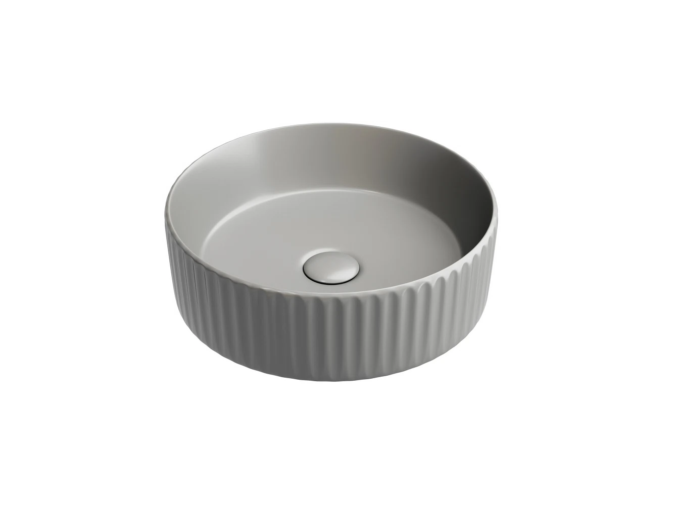 Изображение товара Умывальник круглая накладная раковина Ceramica Nova Element антрацит матовый