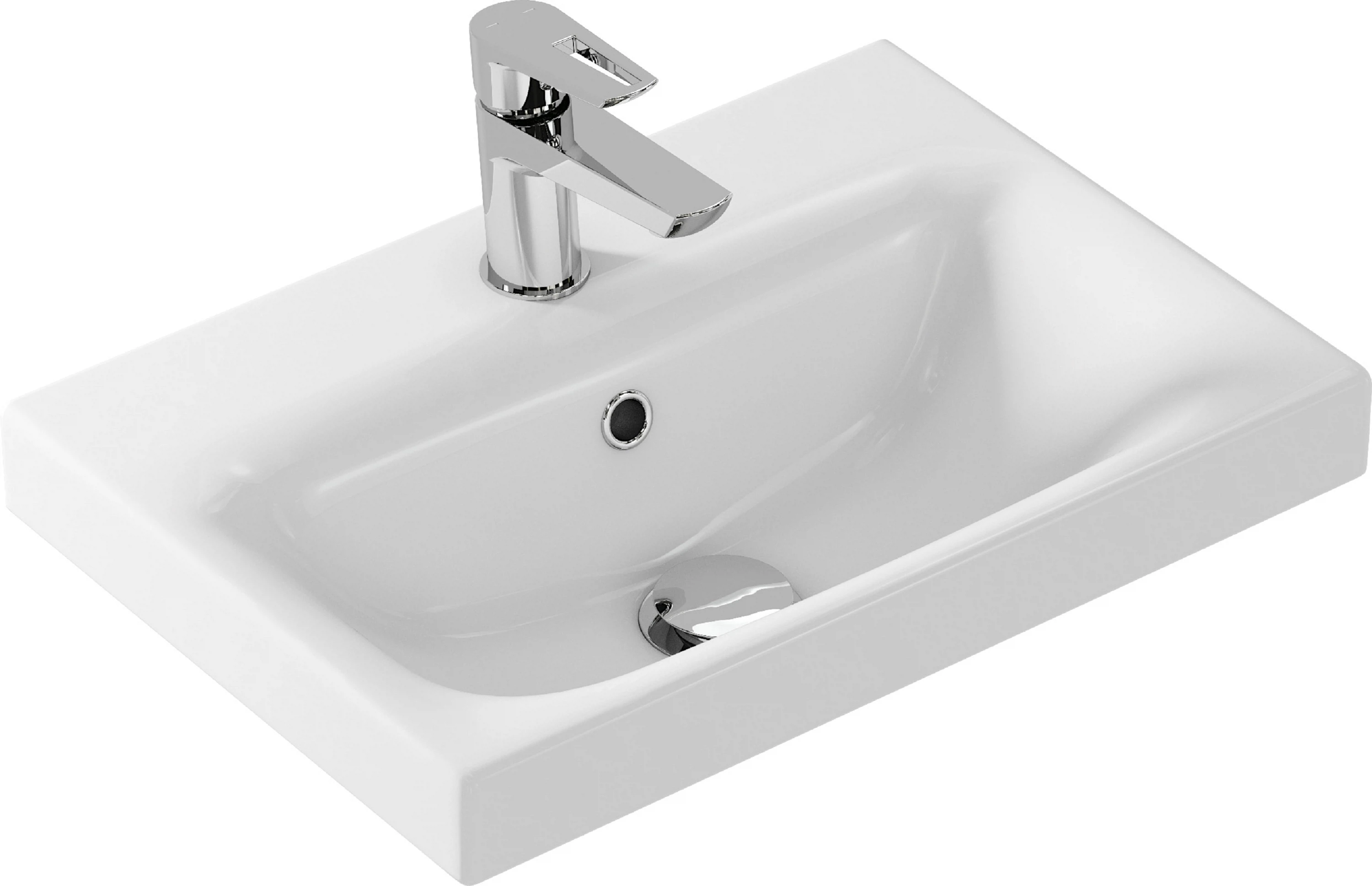 Изображение товара Умывальник Cersanit Moduo Slim 50 – керамическая раковина для ванной