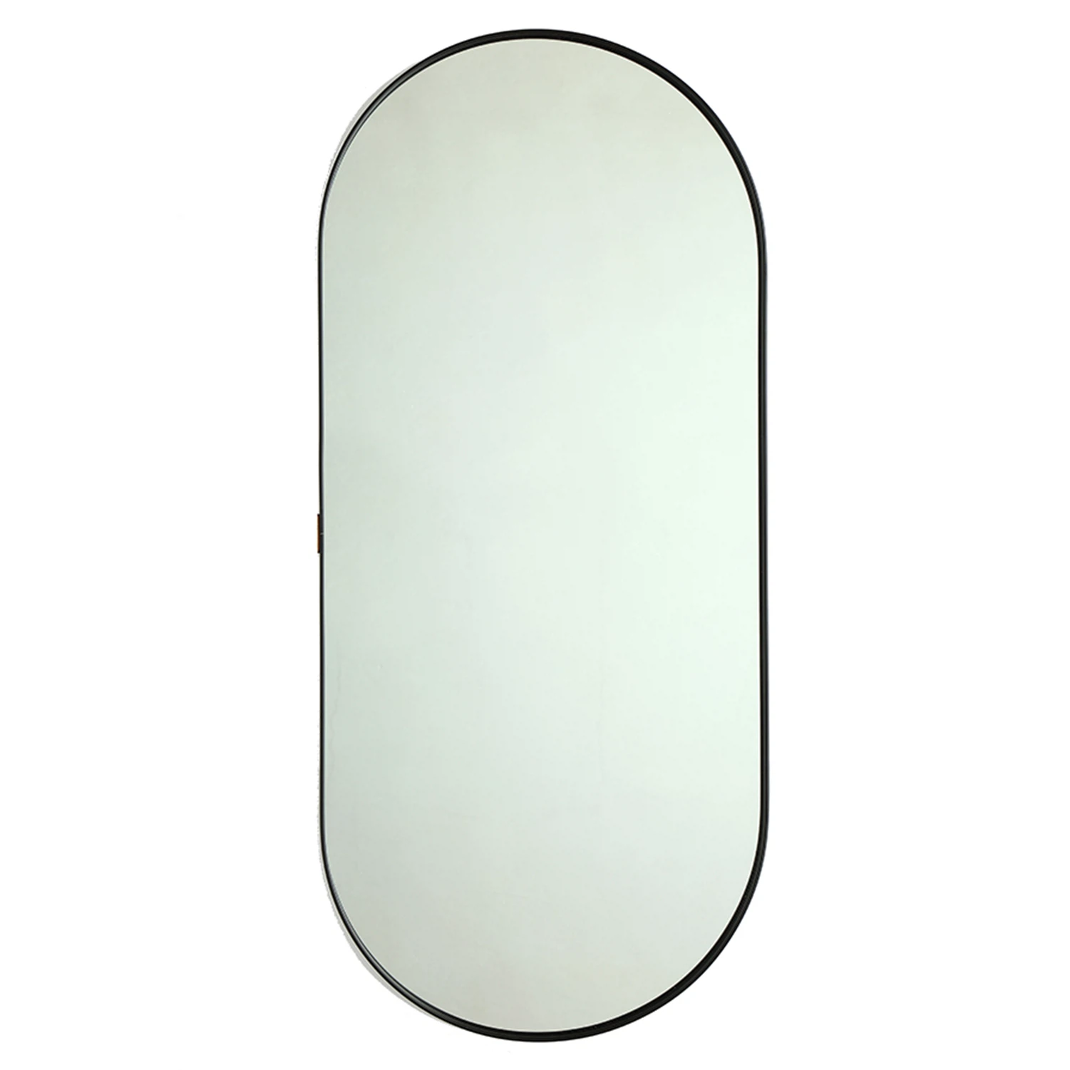Изображение товара Зеркало овальное в металлической раме OVAL 40х90х4см черный