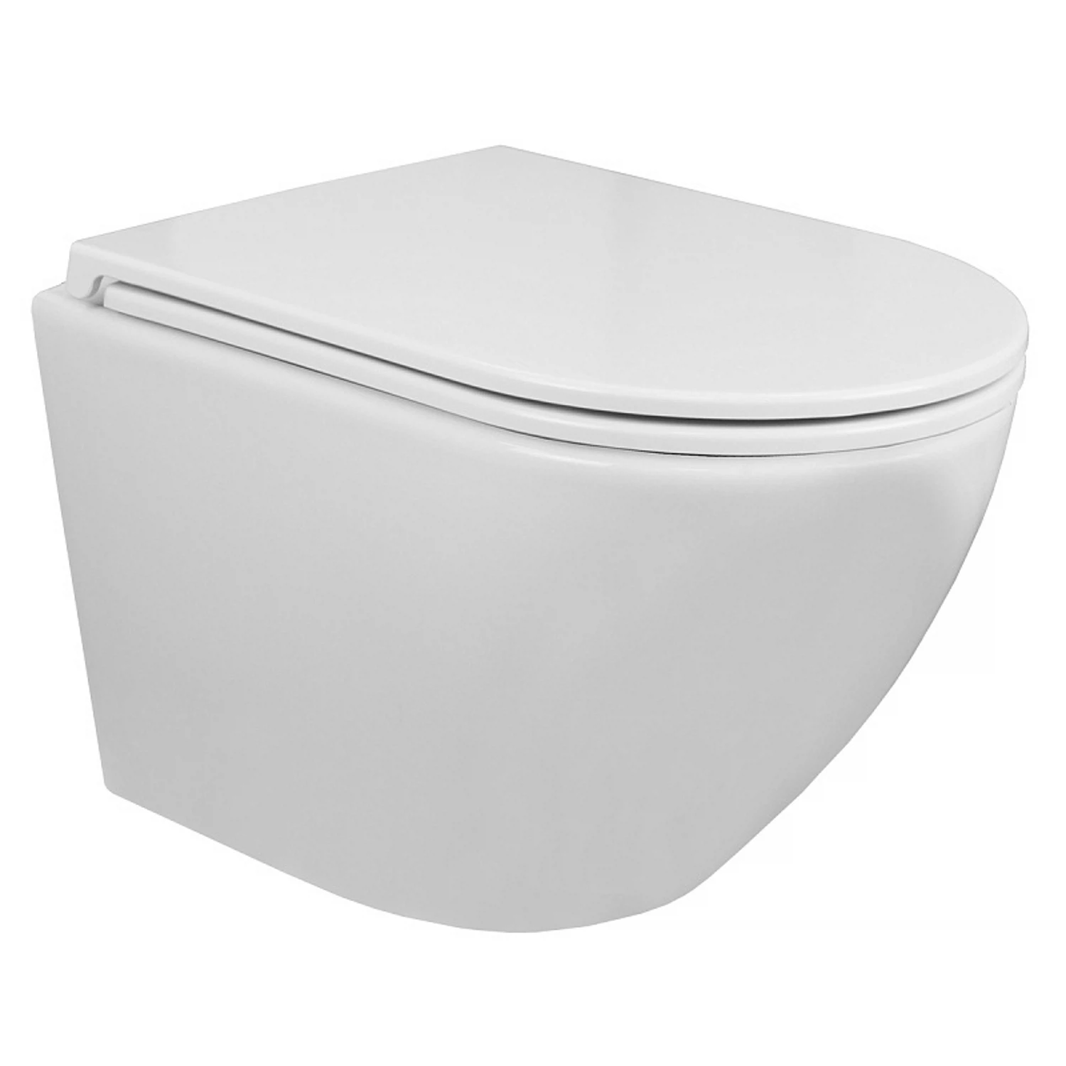 Изображение товара Унитаз подвесной безободковый с быстросъемным сиденьем микролифт Azario Grado AZ-0046N