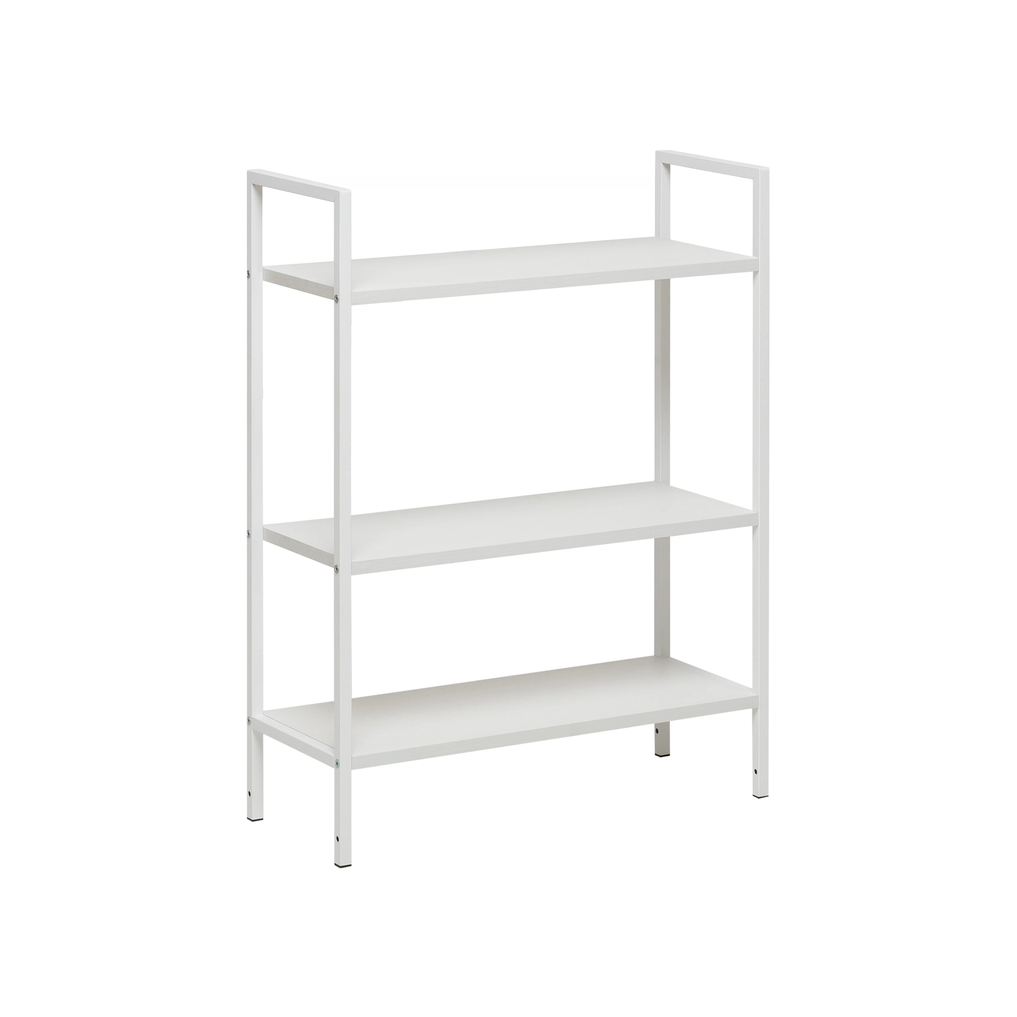 Изображение товара Стеллаж Стилвуд 23 широкий, 3 полки Белый/Белый