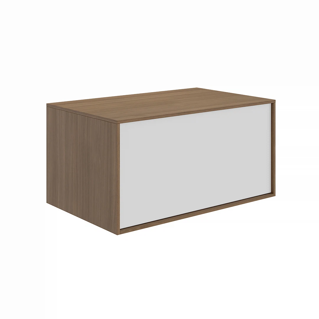 Изображение товара Тумба ATOLLO напольная/подвесная с ящиком 80, белая матовая Kerama Marazzi арт. AT.80\WHT.M