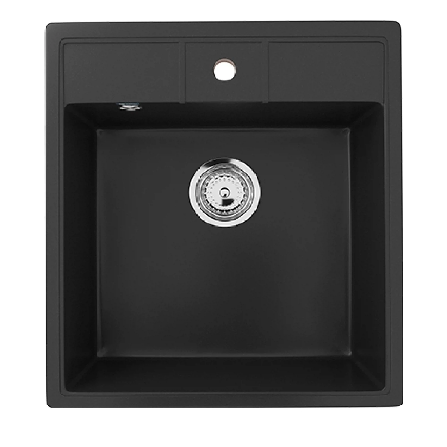 Изображение товара Кухонная мойка Ulgran U-406-344 из искусственного мрамора, черная