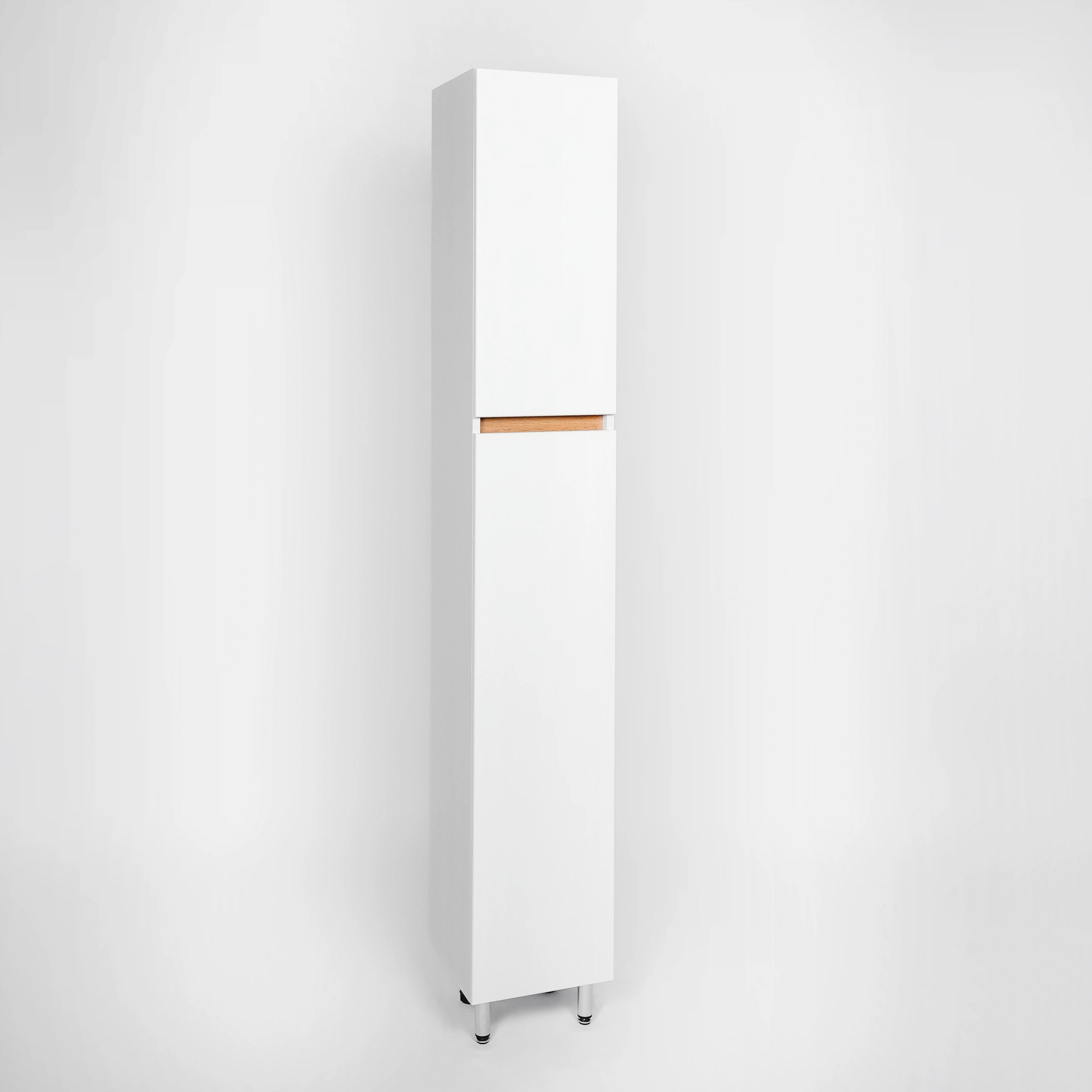 Изображение товара Напольный пенал для ванной комнаты VIANT Мальта 300х300х1900 мм Белый/Дуб Вотан