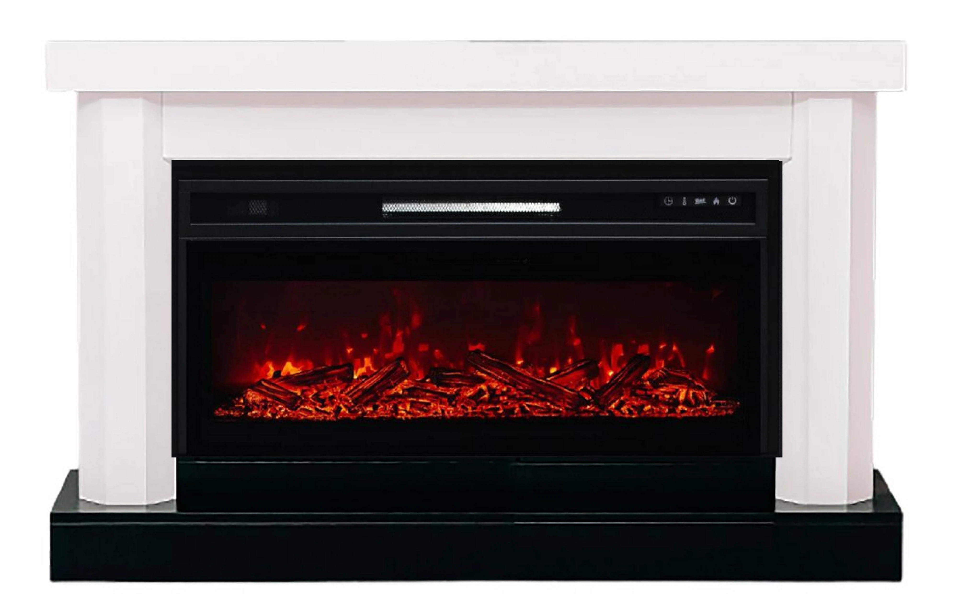 Изображение товара Каминокомплект Nelson с очагом Pulsar 38 белый с черным
