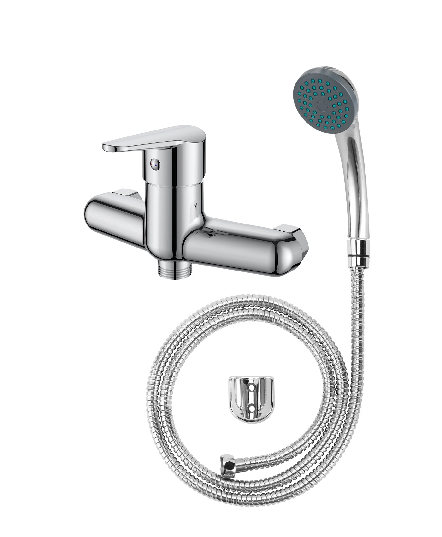 Изображение товара Рычажный смеситель для душа VODA Breeze BZ80acs с комплектом и керамическим картриджем