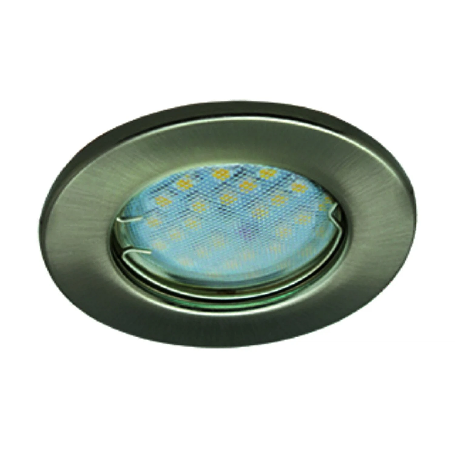 Изображение товара Светильник встраиваемый Ecola Light MR16 DL90 GU5.3 плоский Сатин-Хром 30x80 - 2pack