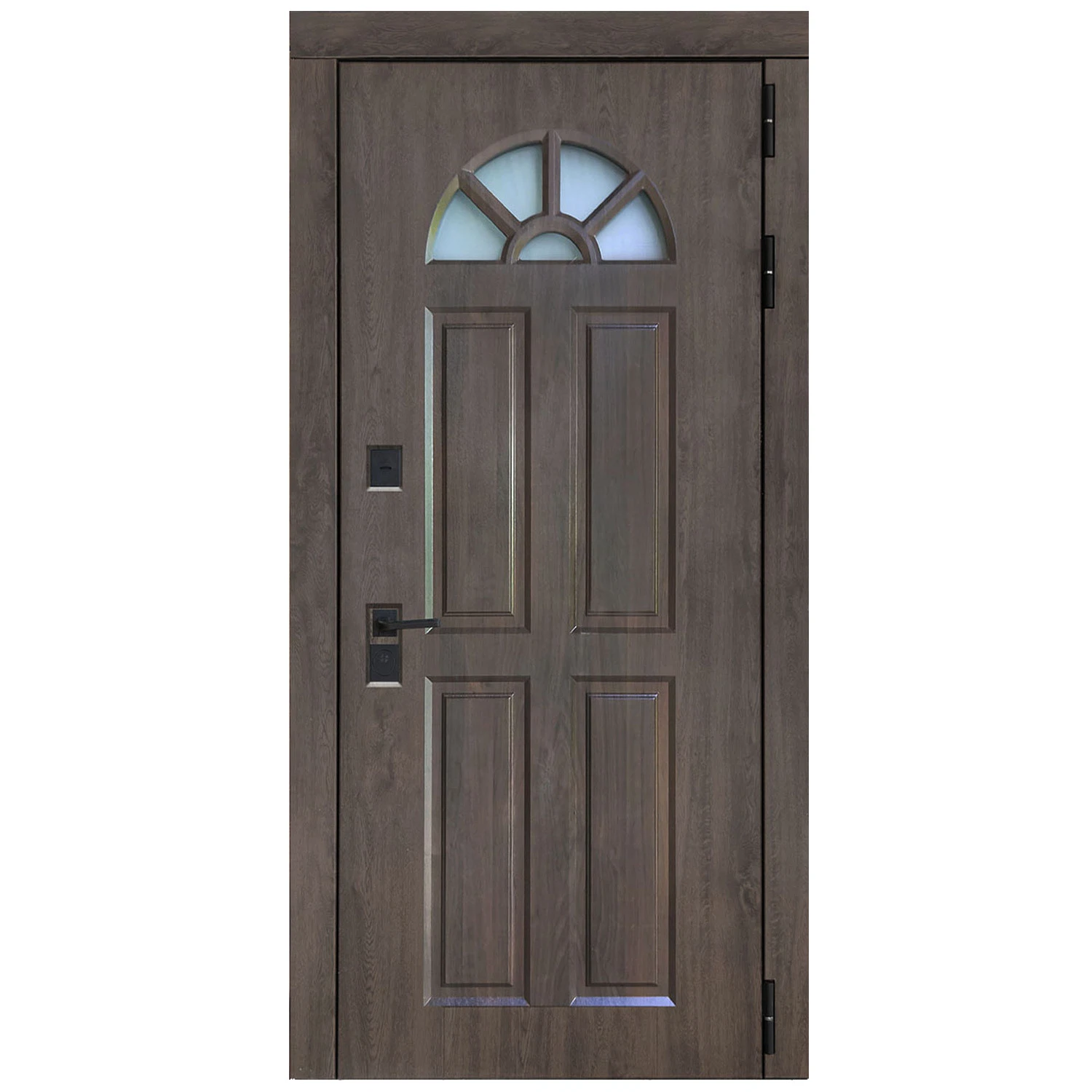 Изображение товара Входная дверь для коттеджа Дверипро Термо, 860x2050 мм, правая, Алмон/Вайт