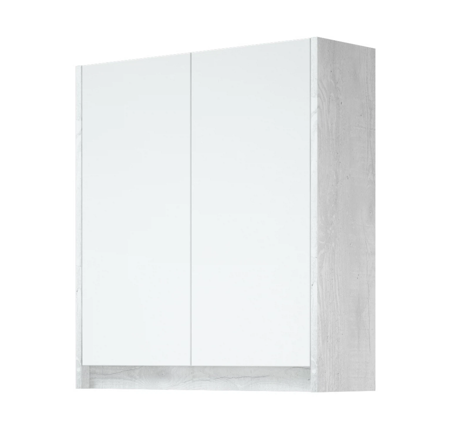 Изображение товара Навесной шкаф Остин 65 белый для ванной комнаты с доводчиками и креплением