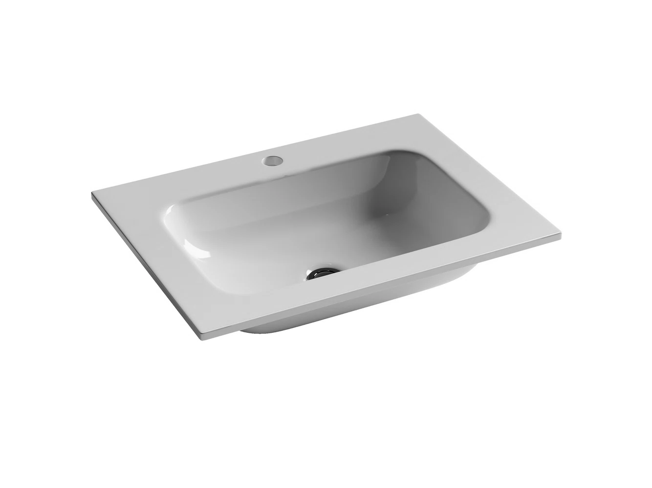 Изображение товара Раковина накладная Ceramica Nova Grace прямоугольная белая