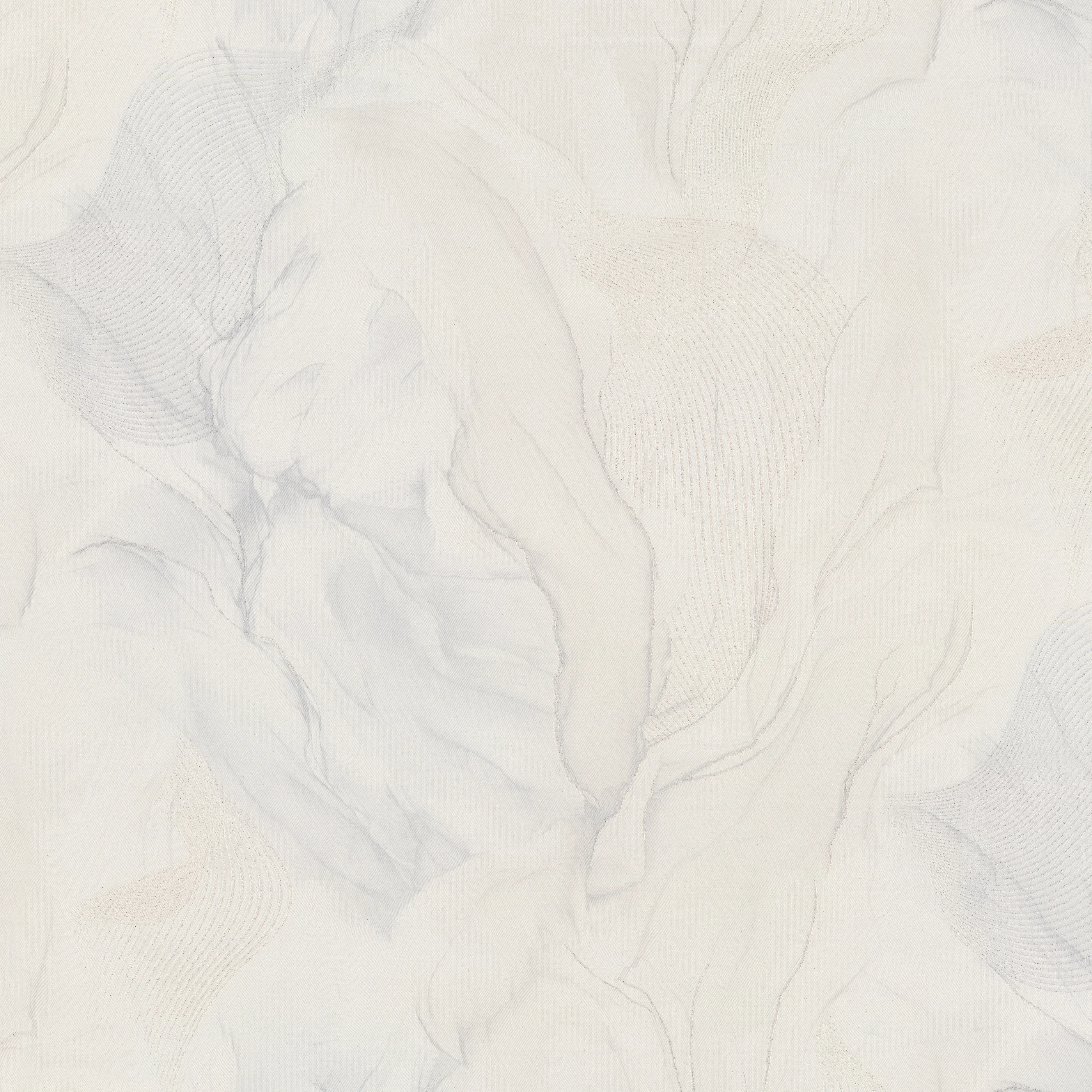 Изображение товара Флизелиновые обои Ornamy Euphoria белые 1,06x10,05 м для современного интерьера