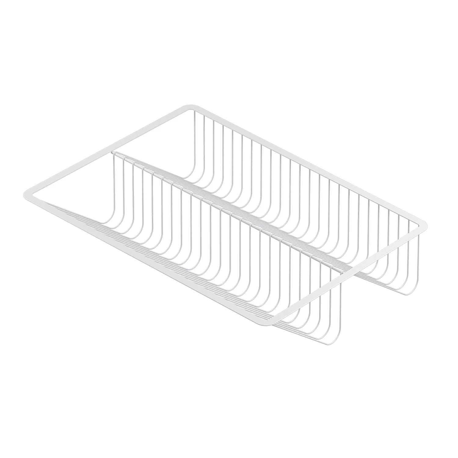 Изображение товара Обувница выдвижная Larvij 410x555 мм белая двухуровневая