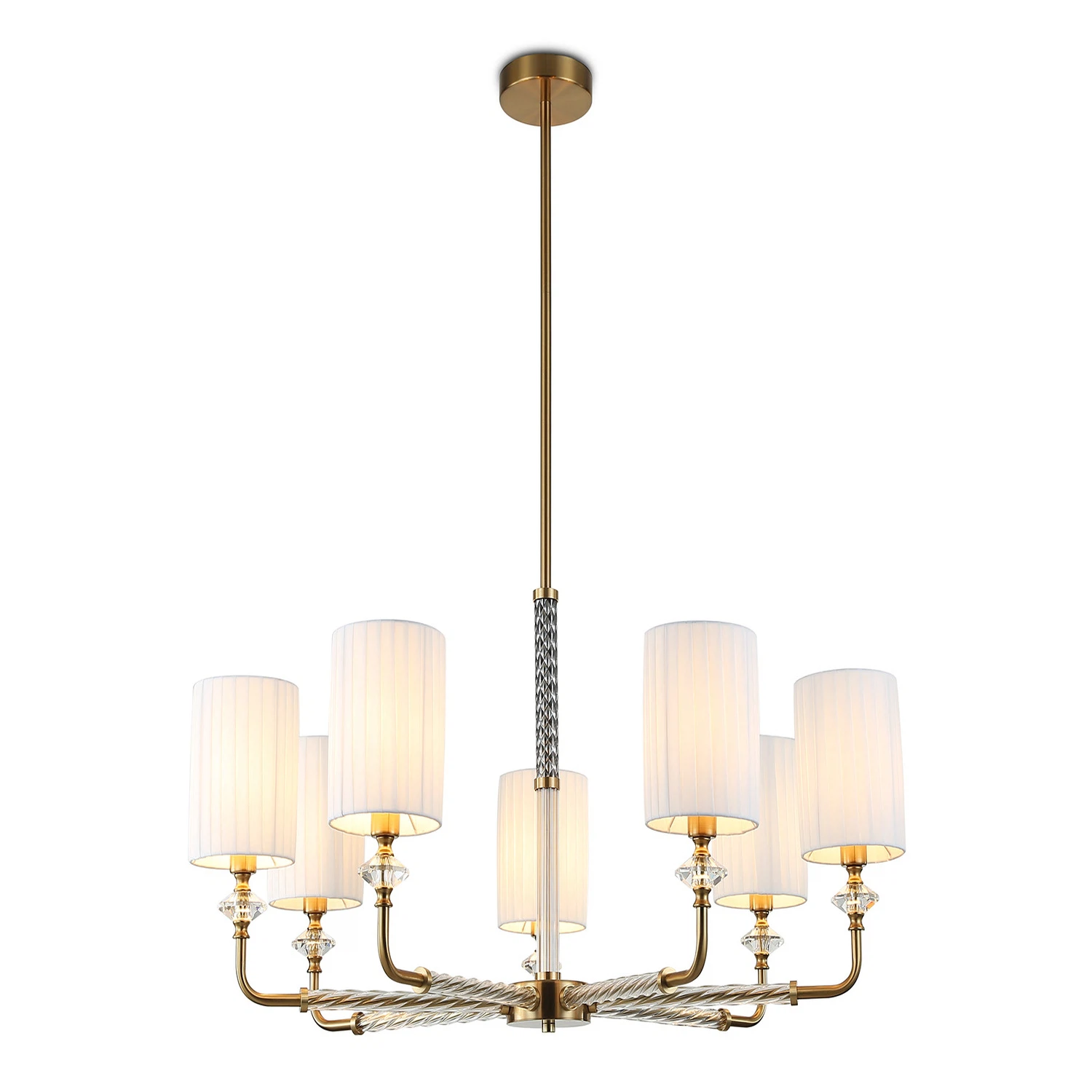 Изображение товара Люстра на штанге LH71503/7 AMBRELLA LIGHT латунь белый модерн стиль