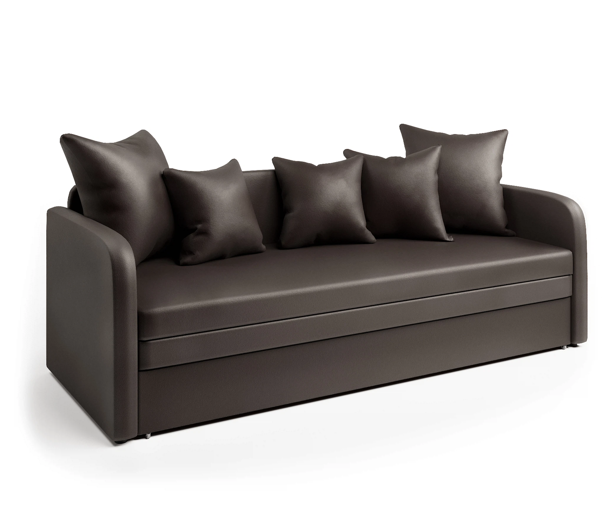 Изображение товара Софа Трио, экокожа шоколад