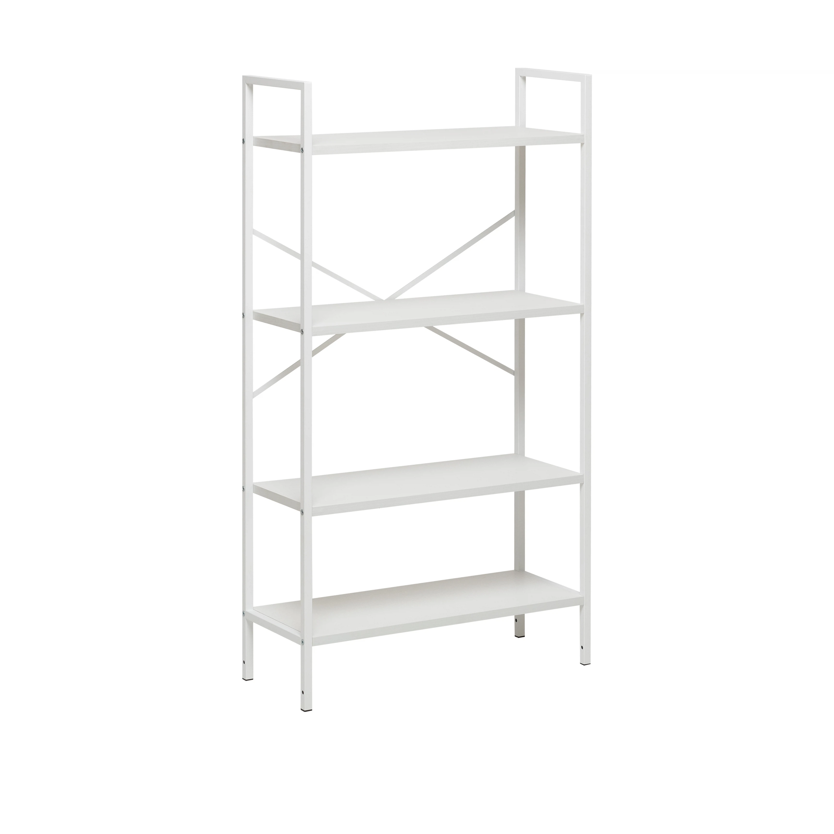 Изображение товара Стеллаж Leset Стилвуд 24 широкий, 4 полки, белый