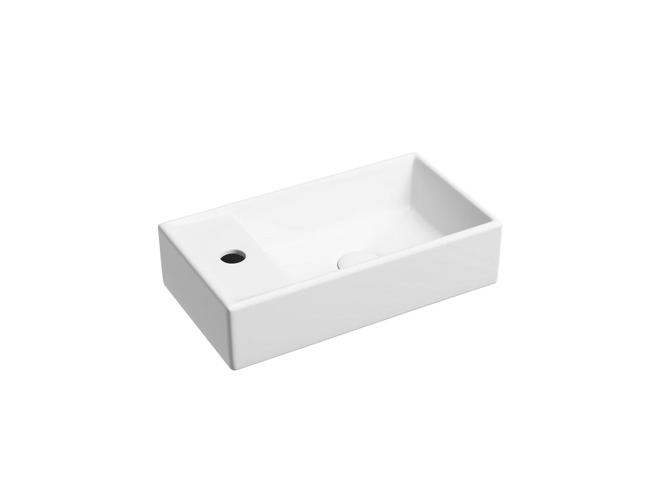 Изображение товара Подвесной прямоугольный умывальник Element 407x217x100 белый матовый