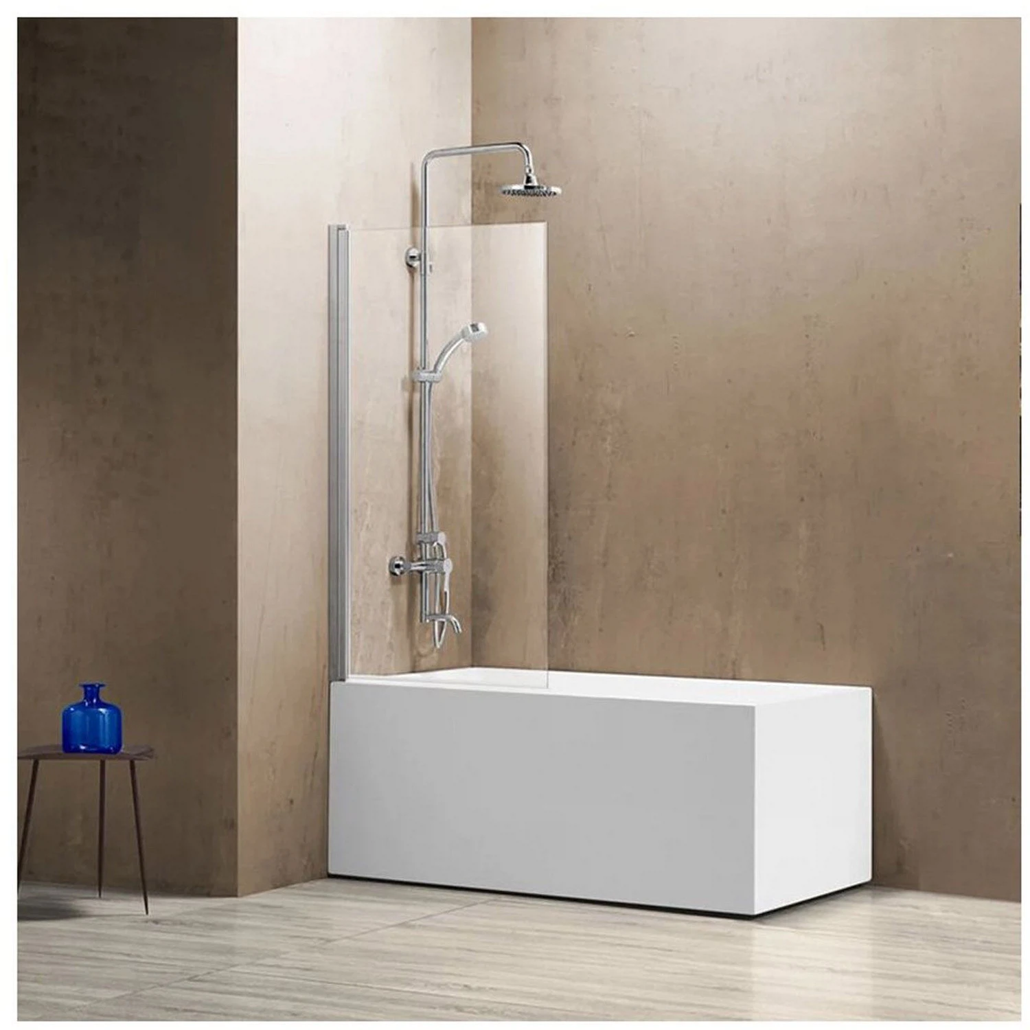 Изображение товара Душевая шторка Vincea VSB-11800CL 800x1400 мм стекло прозрачное хром