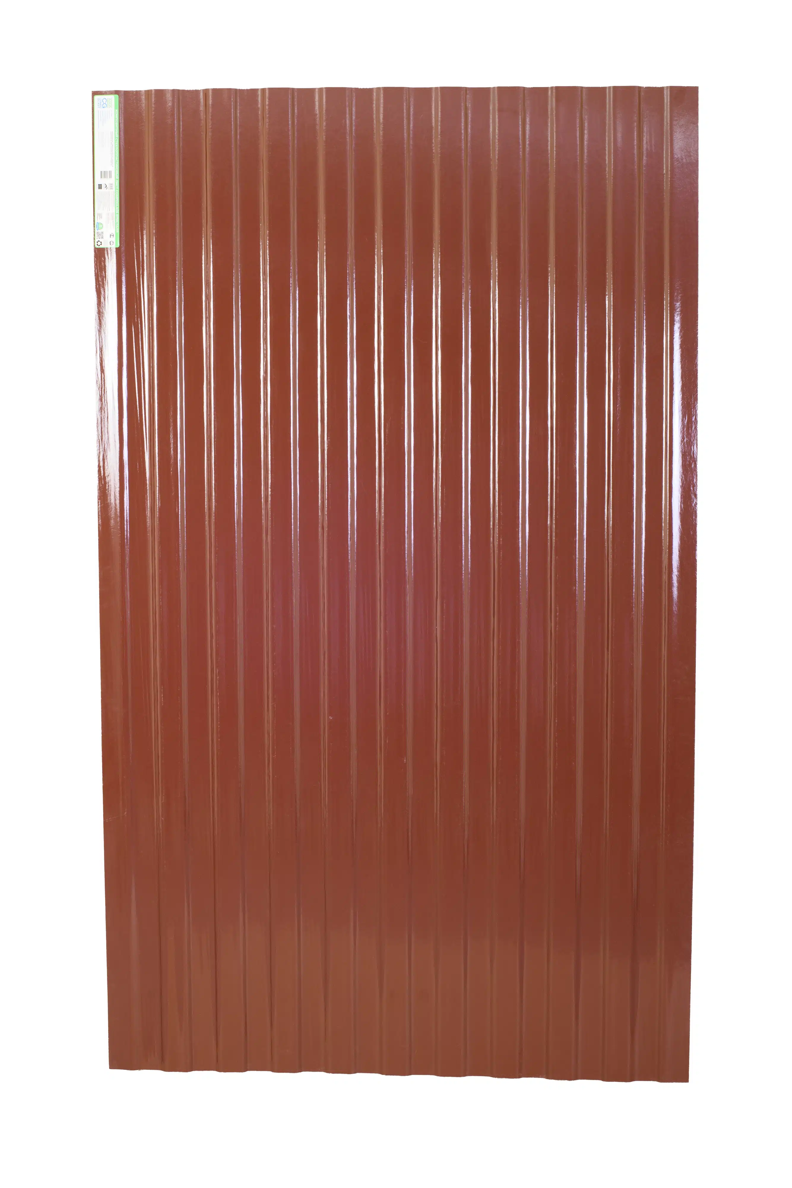 Изображение товара Композитный лист COMPOGLASS КРИСТАЛЛ трапеция С-8 коричневый 0,8 мм 1200х2000 мм