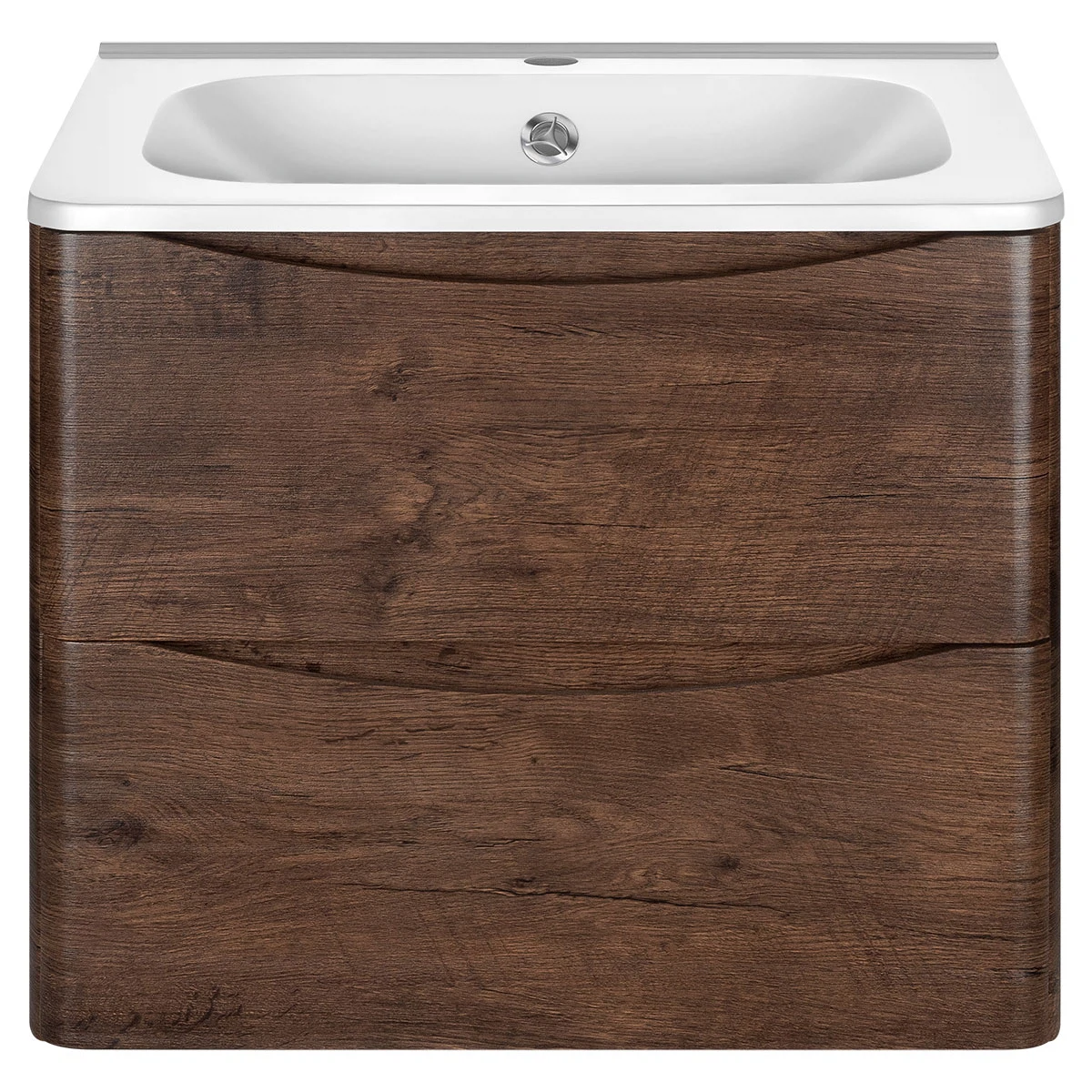 Изображение товара Подвесная тумба для ванной комнаты Vincea Paola 600 с двумя ящиками soft close