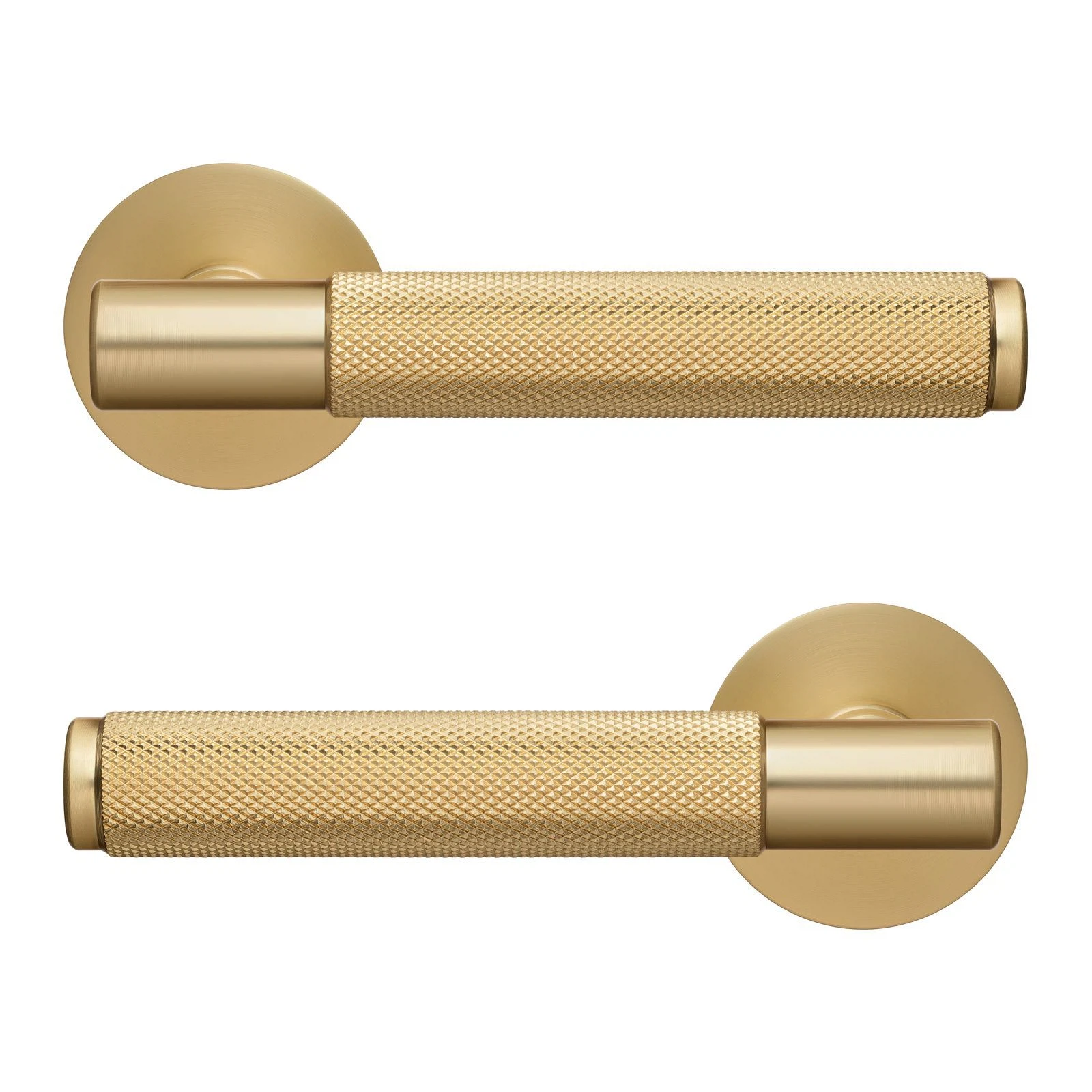 Изображение товара Ручки дверные коллекции Allur Art Unico из стали матовое золото 20 штук