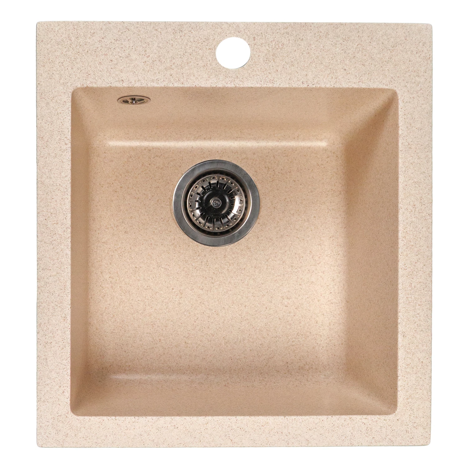 Изображение товара Мойка кухонная из искусственного мрамора ML-GMS118 СТАНДАРТ бежевый 492 мм