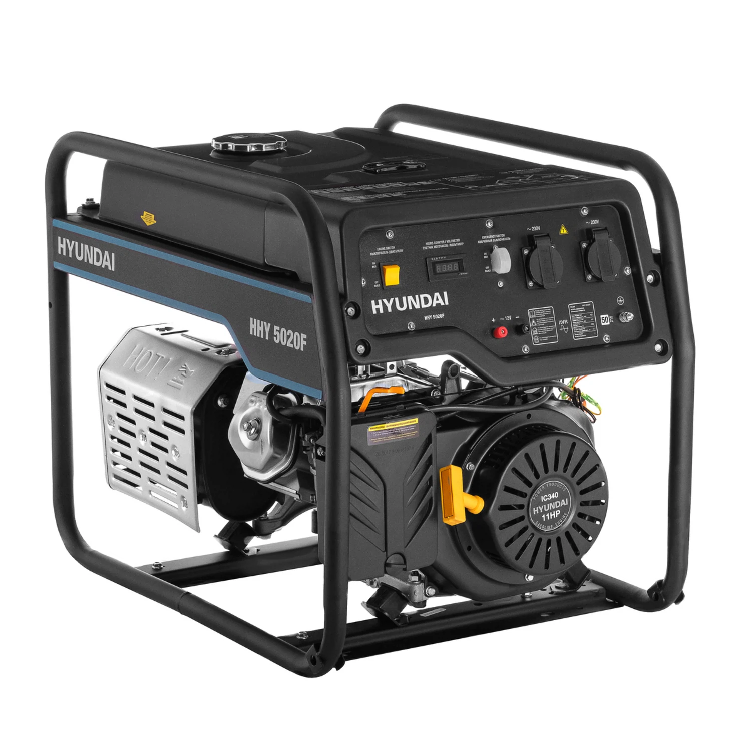Изображение товара Генератор бензиновый Hyundai HHY 5020F 4 кВт для бытовых и профессиональных задач