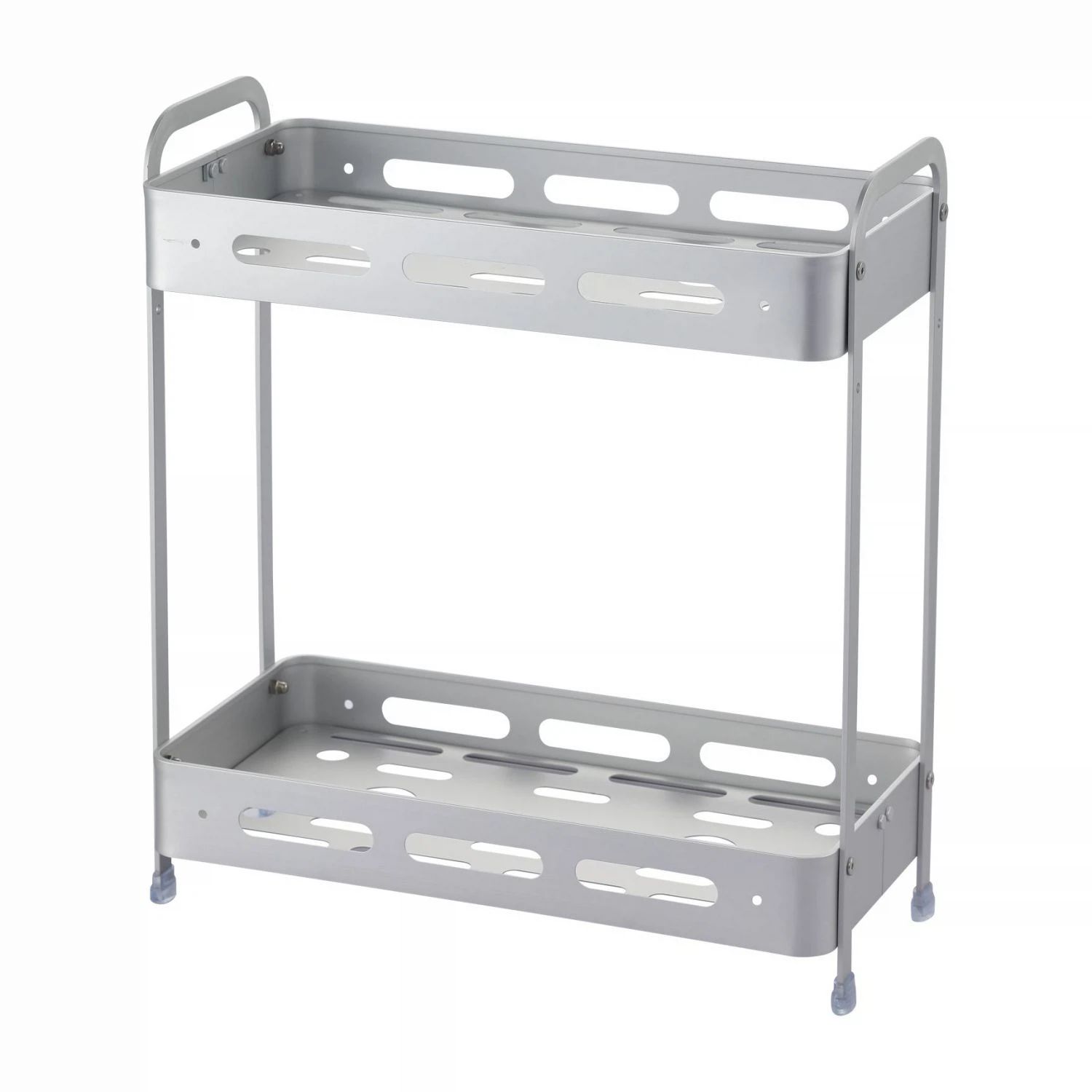 Изображение товара Полка для ванной Zenfort 2-ярусная "TA-3540A2", серебро