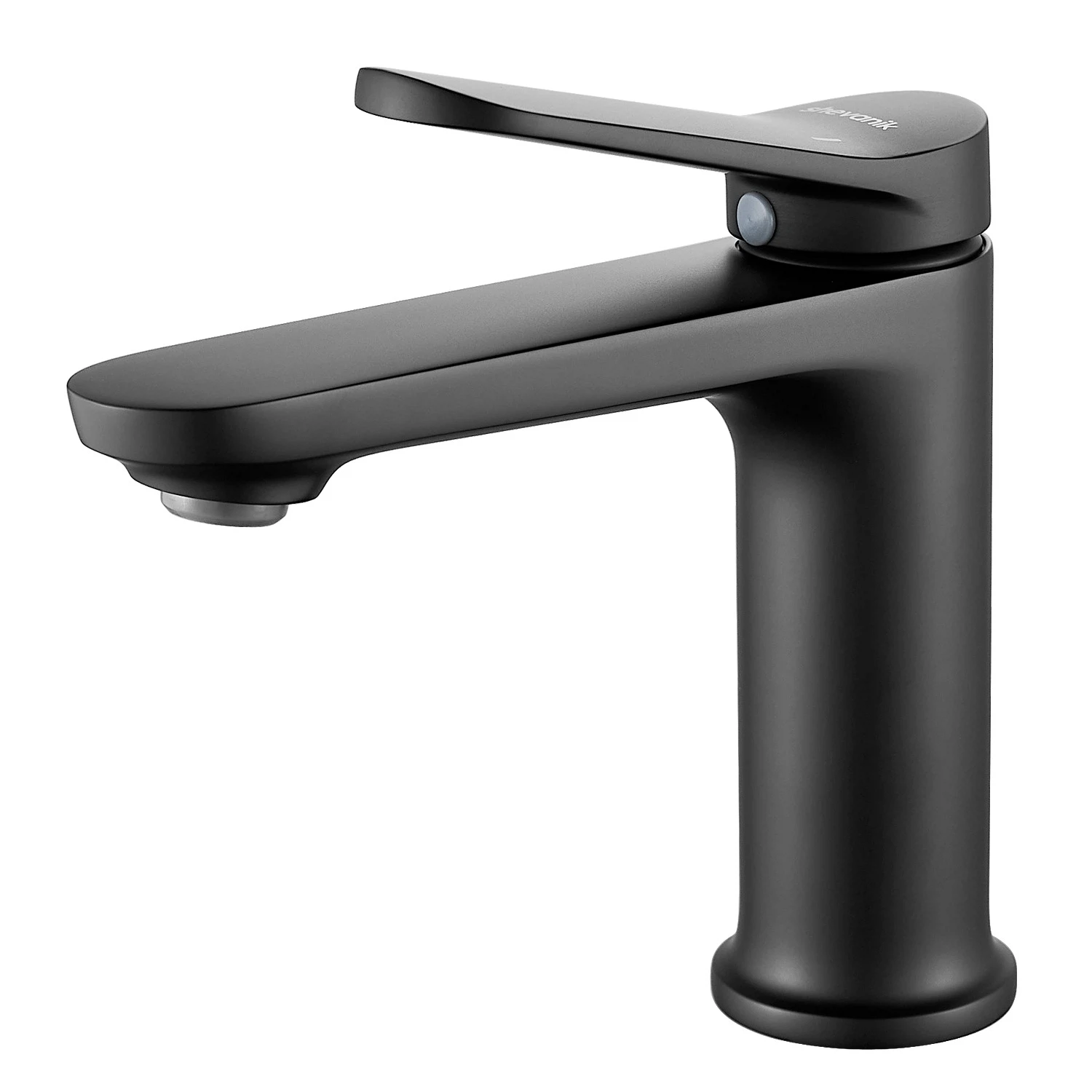 Изображение товара Смеситель Shevanik S4301H для раковины (черный матовый) с рычажным управлением