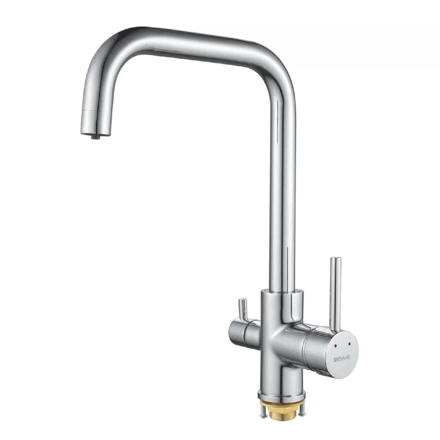 Изображение товара Смеситель S228 для кухни, хром, рычажный, 360°, встроенный кран воды