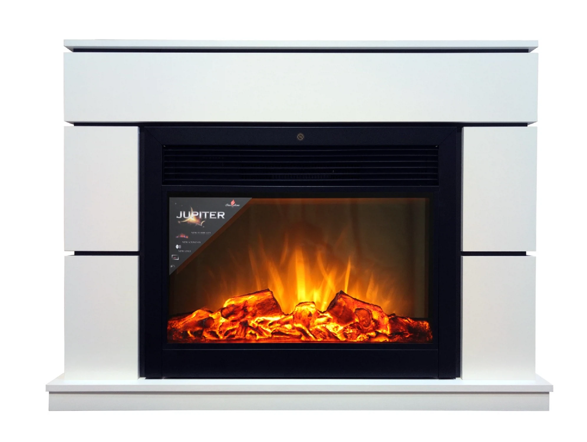 Изображение товара Каминокомплект Вега Jupiter 1,2x0,9x0,3 м с эффектом пламени и нагревом